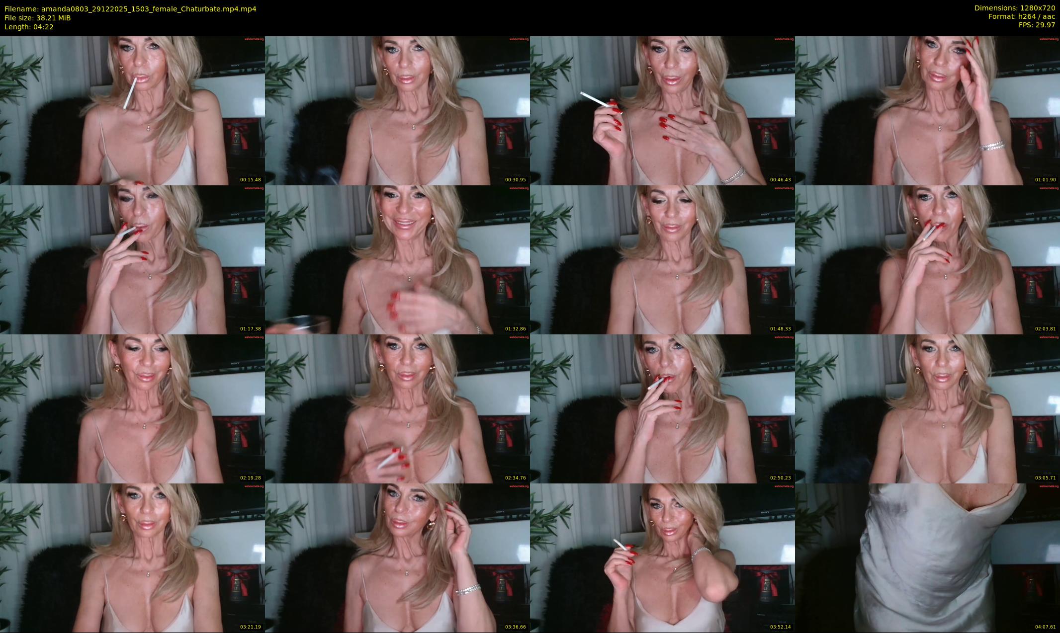 amanda0803 — 5 minute Chaturbate female cam show recording, 720p, Dec 29, 2025