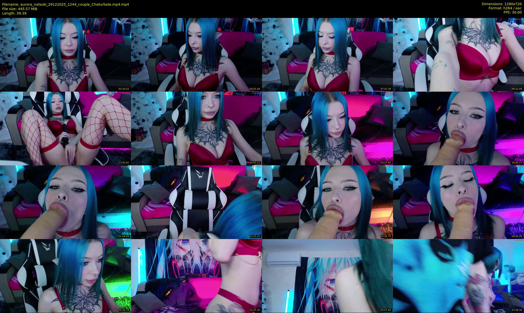 aurora_natsuki — 40 minute Chaturbate couple cam show recording, 720p, Dec 29, 2025