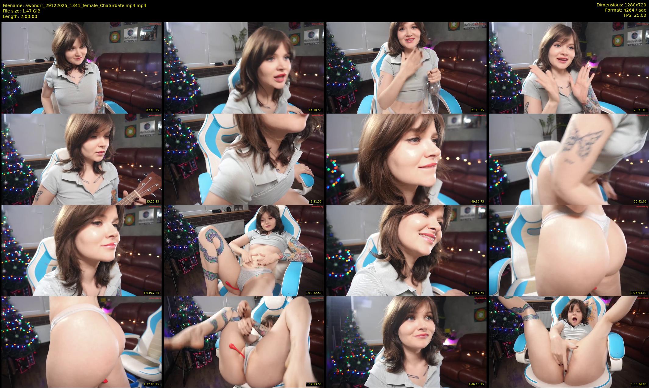 awondrr — 120 minute Chaturbate female cam show recording, 720p, Dec 29, 2025