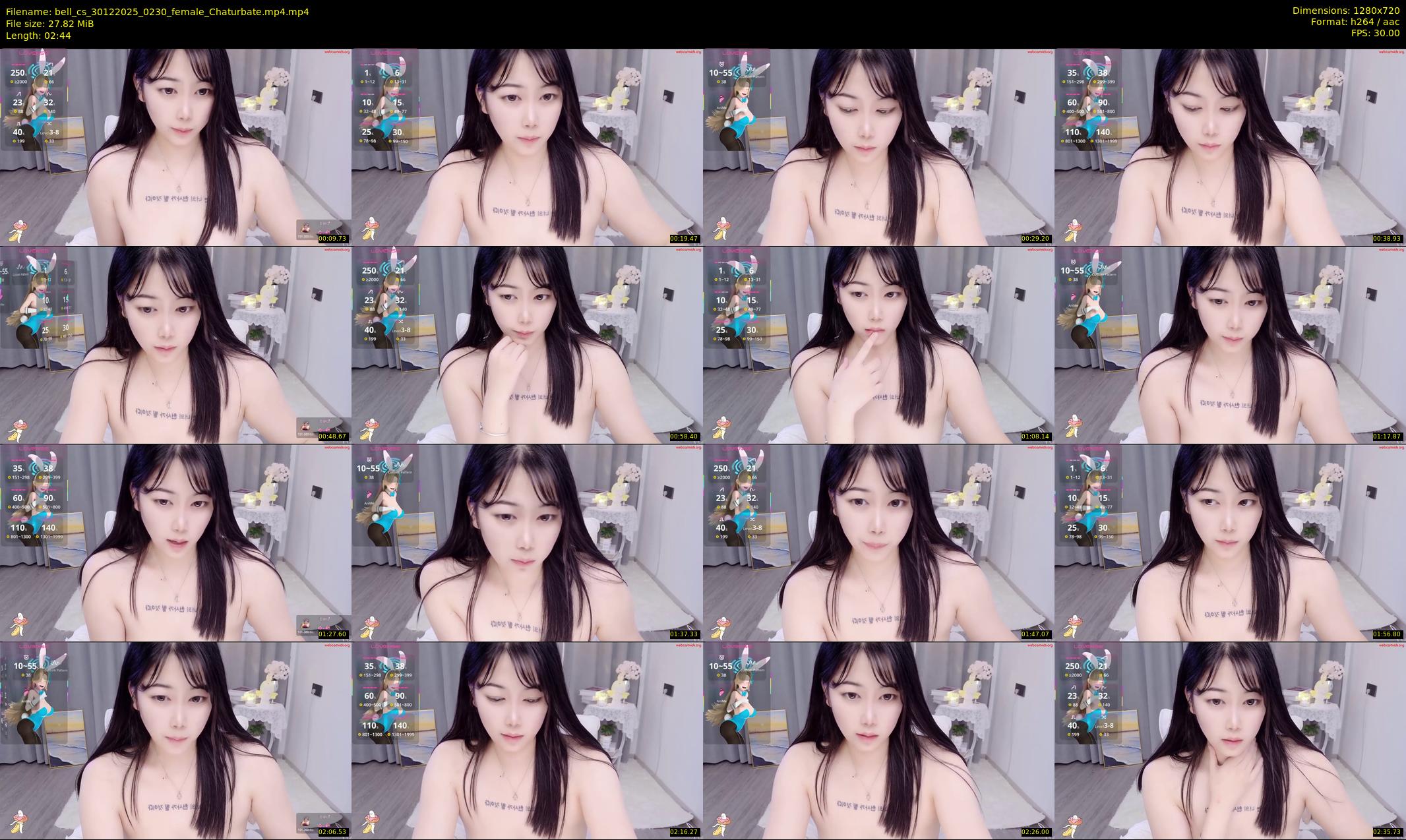 bell_cs — 3 minute Chaturbate female cam show recording, 720p, Dec 30, 2025