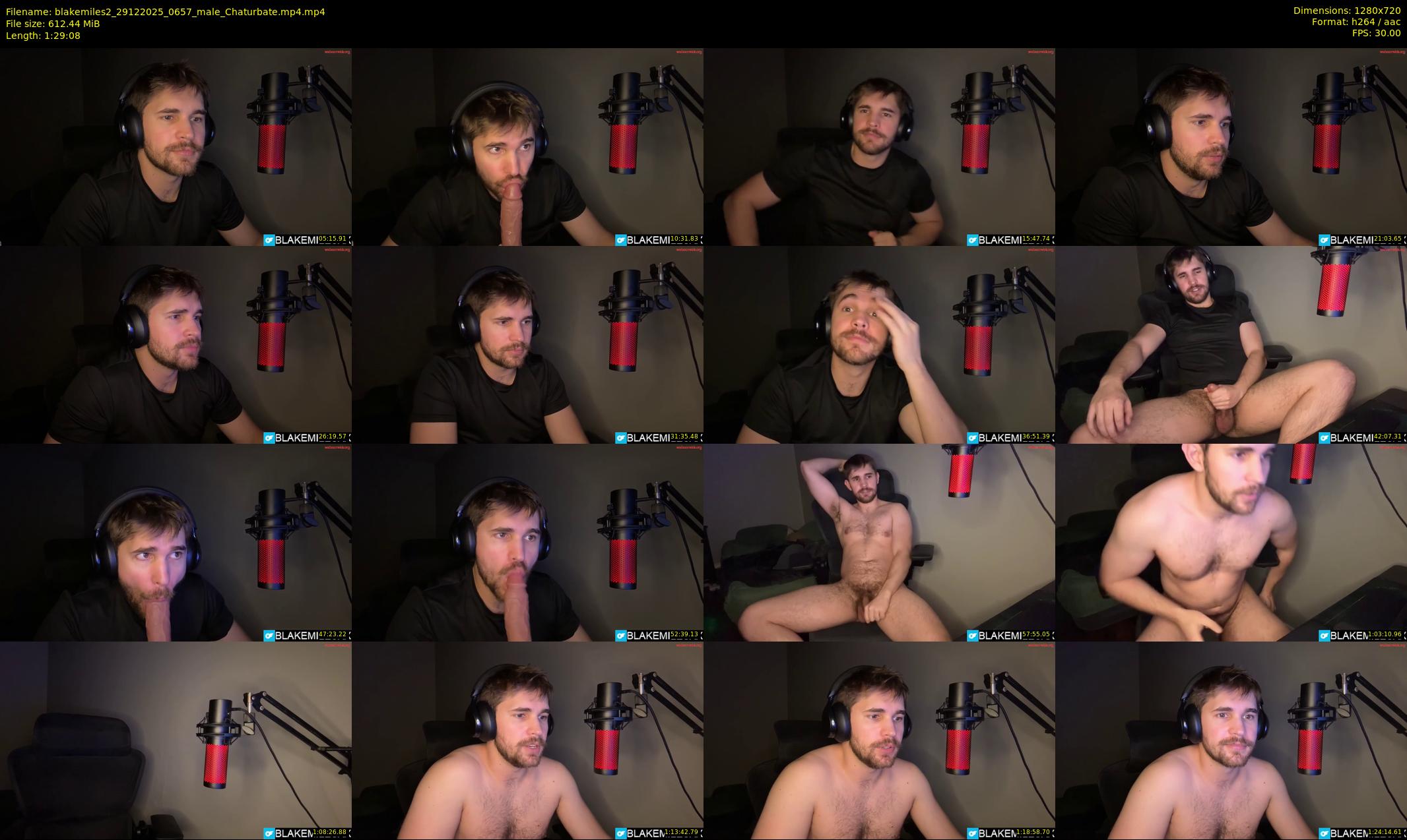 blakemiles2 — 90 minute Chaturbate male cam show recording, 720p, Dec 29, 2025