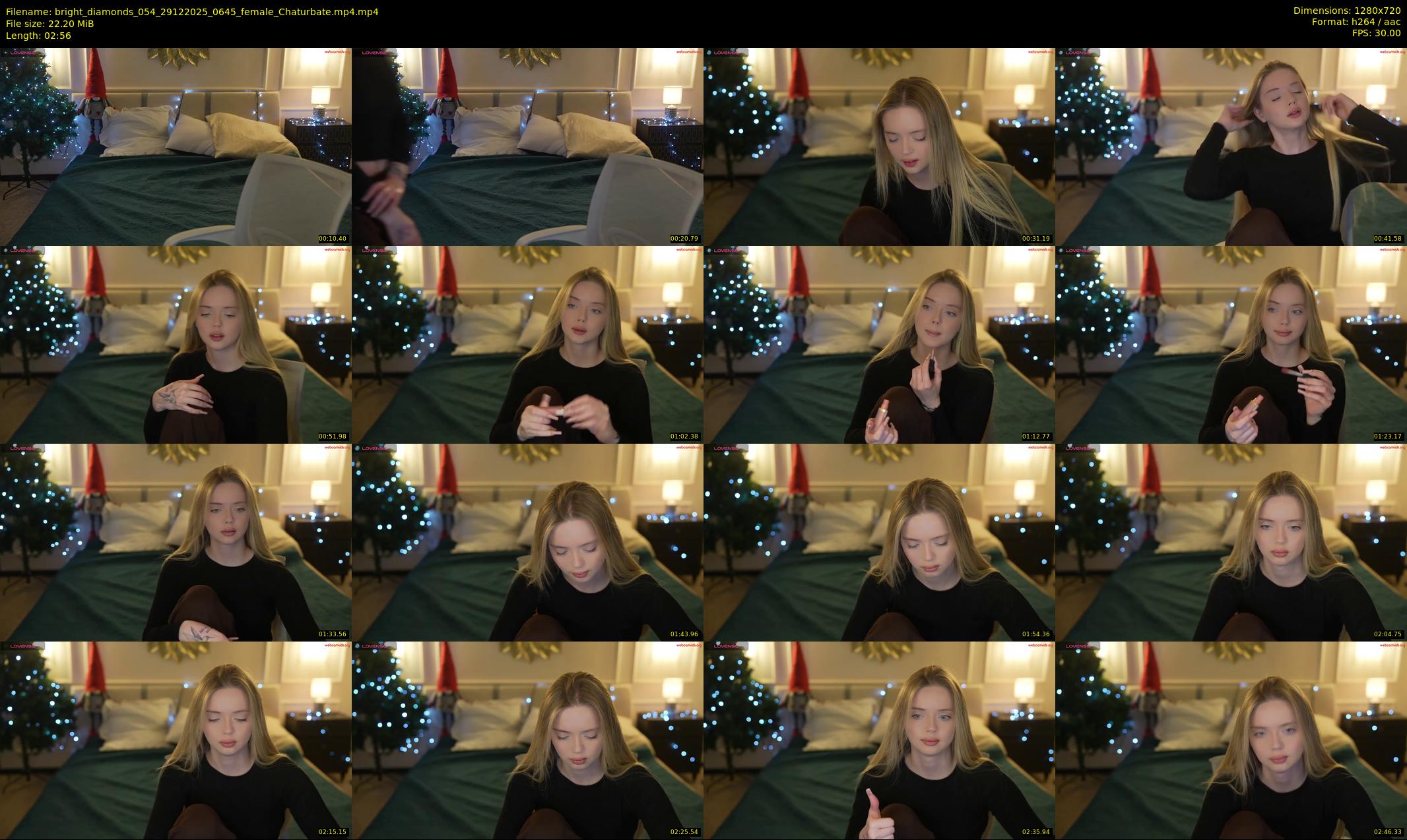 bright_diamonds_054 — 3 minute Chaturbate couple cam show recording, 720p, Dec 29, 2025