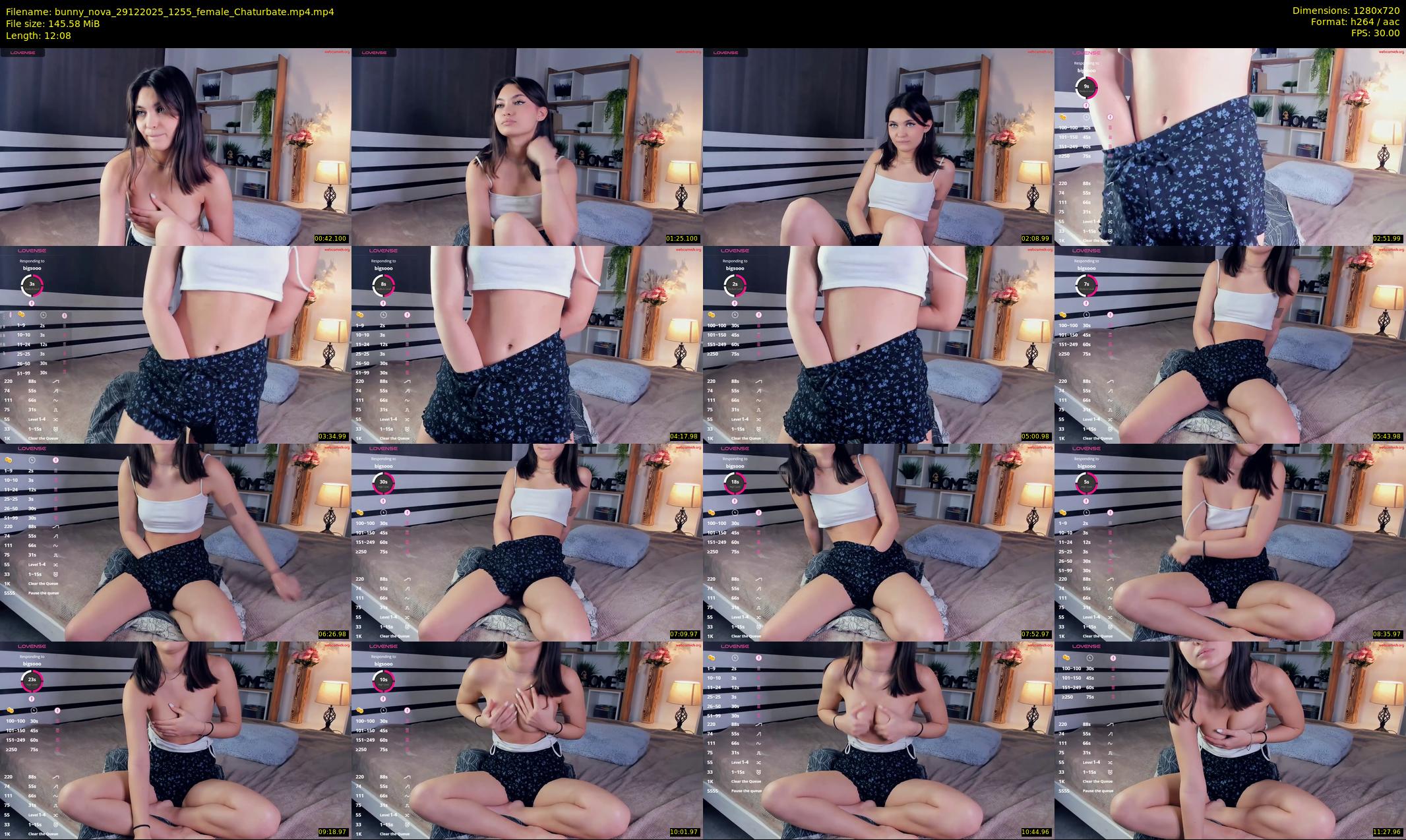 bunny_nova — 13 minute Chaturbate female cam show recording, 720p, Dec 29, 2025