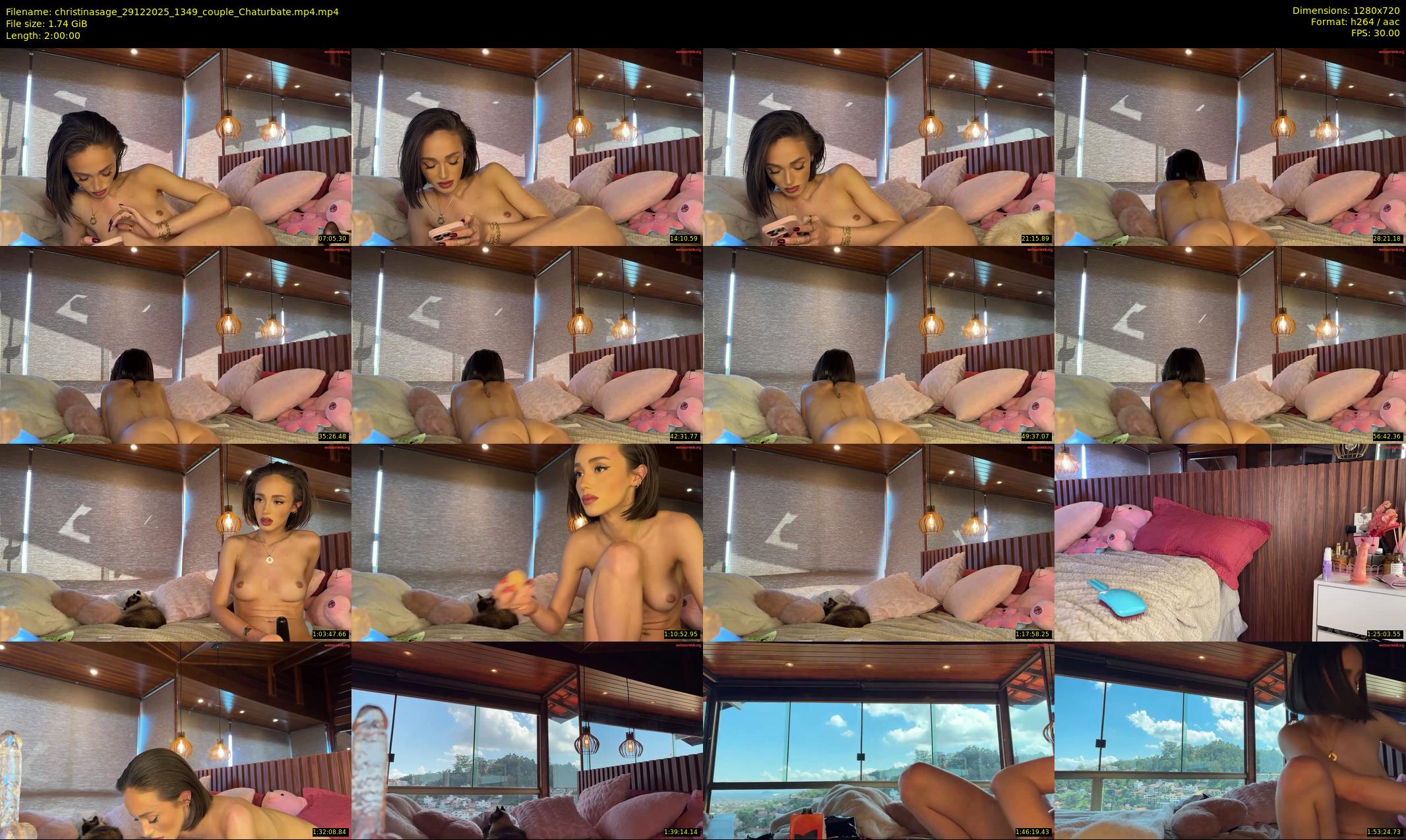 christinasage — 120 minute Chaturbate female cam show recording, 720p, Dec 29, 2025