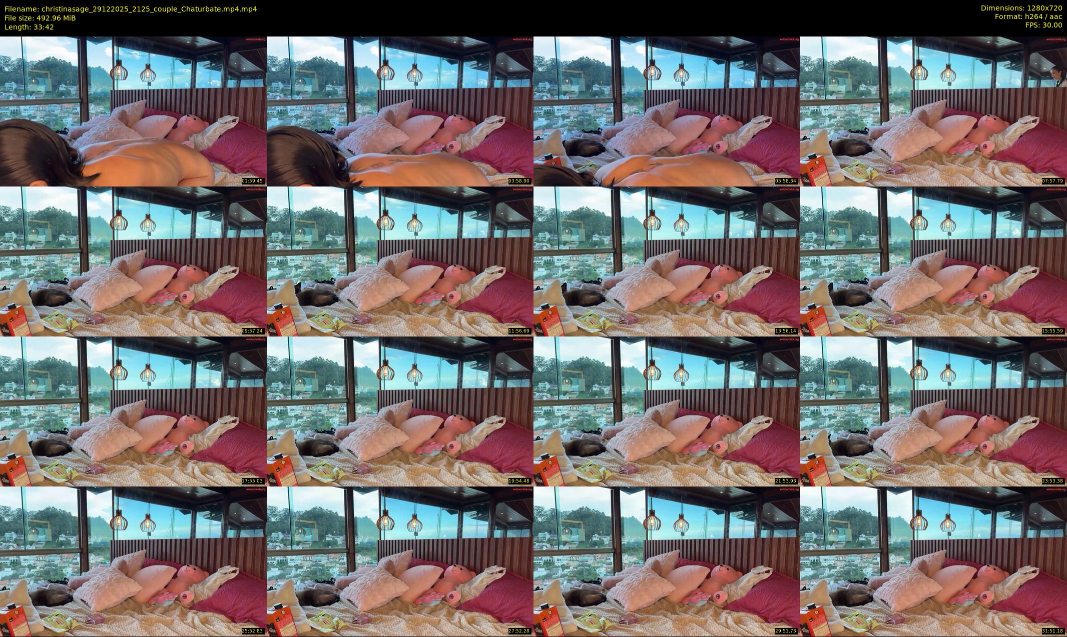 christinasage — 34 minute Chaturbate female cam show recording, 720p, Dec 29, 2025