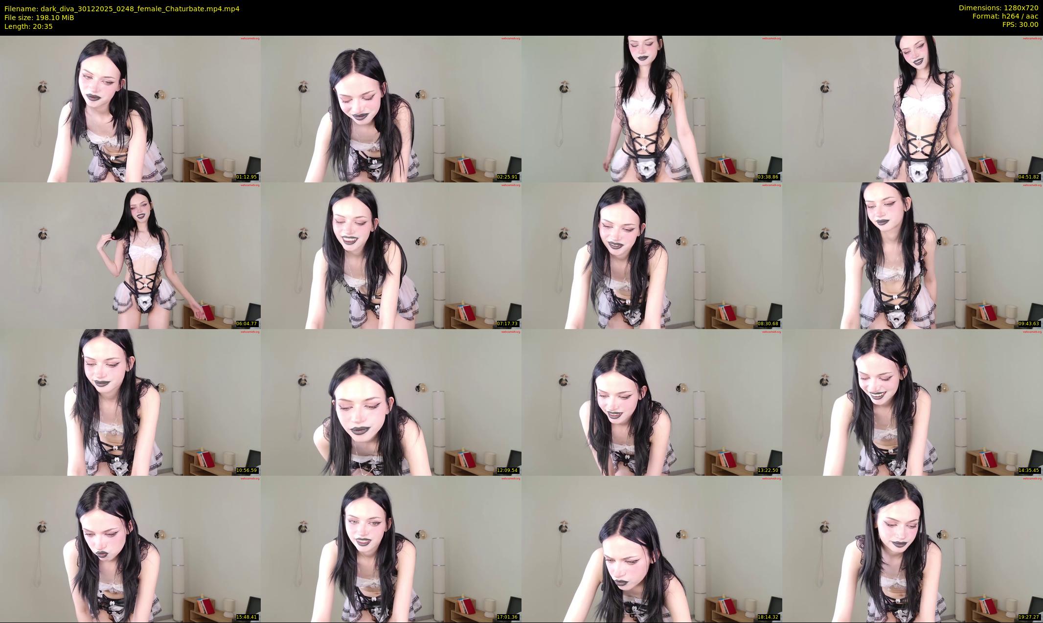 dark_diva — 21 minute Chaturbate female cam show recording, 720p, Dec 30, 2025