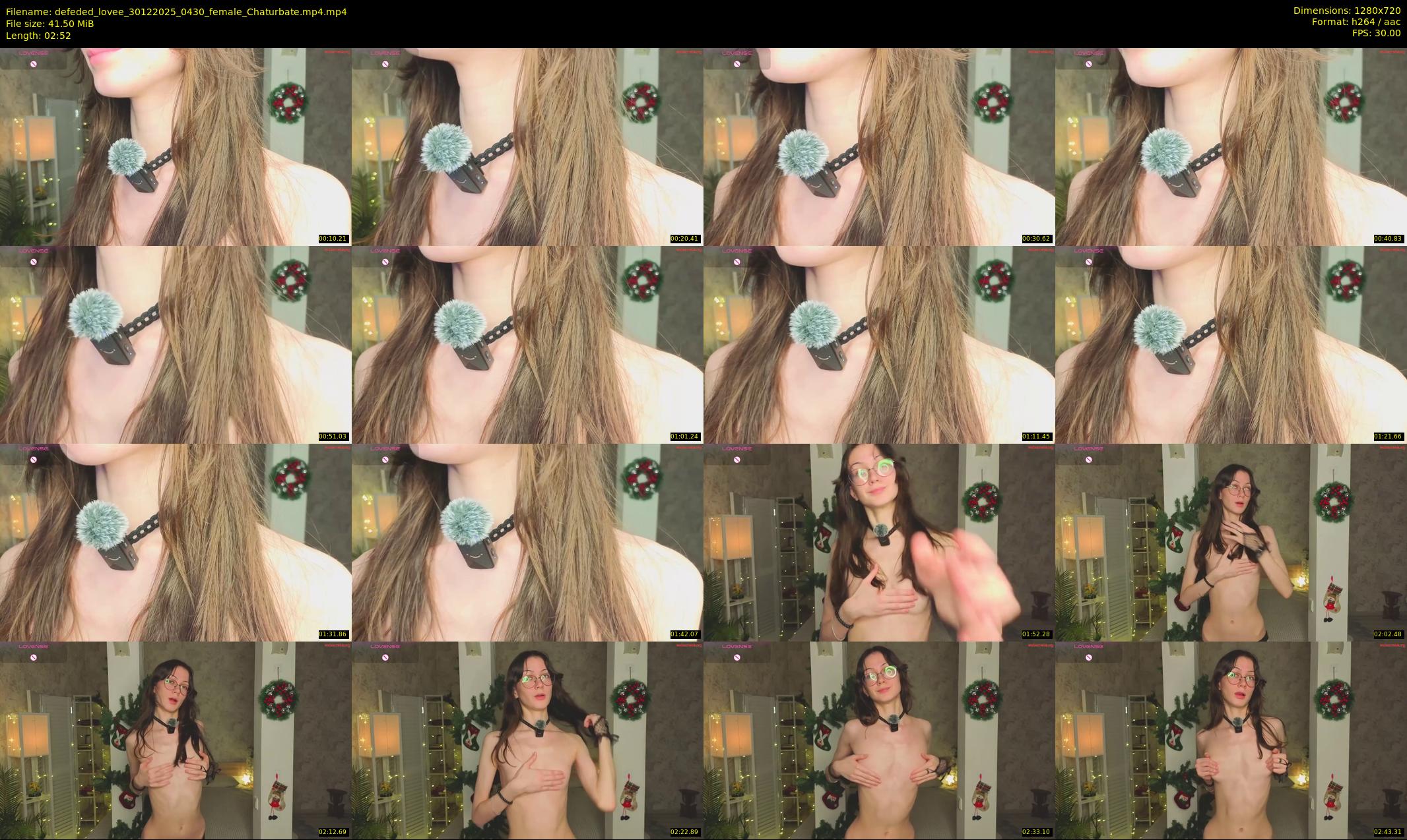 defeded_lovee — 3 minute Chaturbate female cam show recording, 720p, Dec 30, 2025