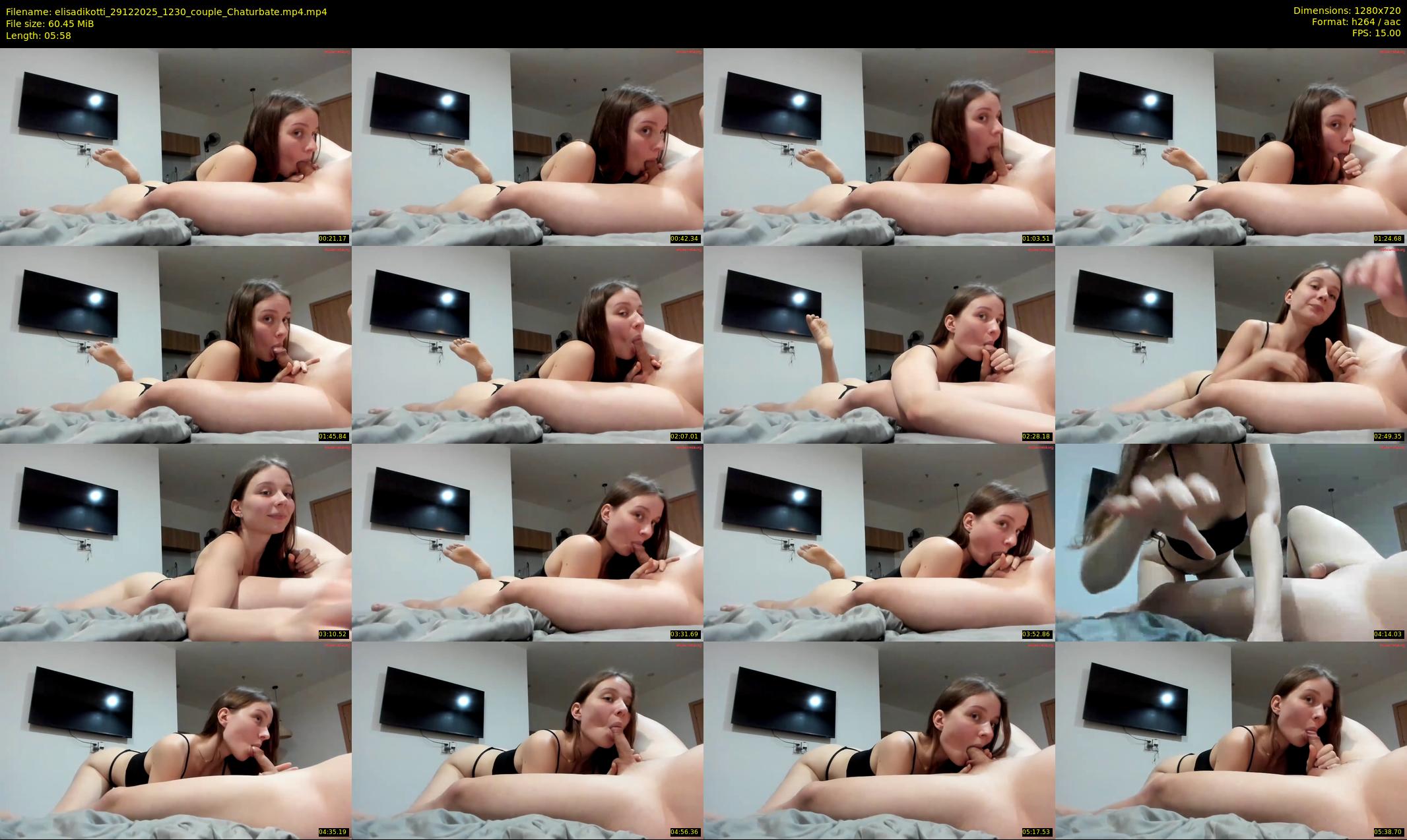 elisadikotti — 6 minute Chaturbate couple cam show recording, 720p, Dec 29, 2025