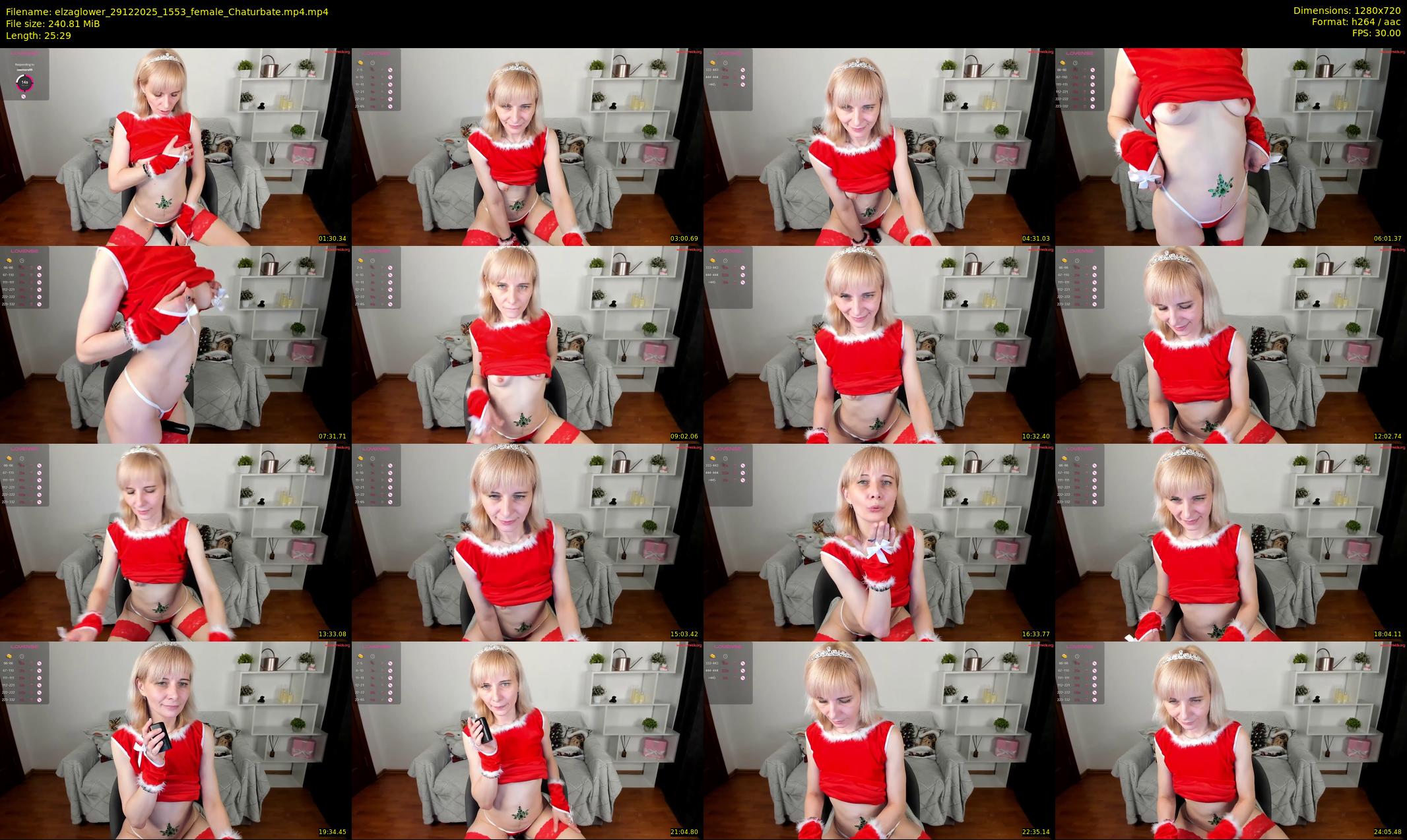 elzaglower — 26 minute Chaturbate female cam show recording, 720p, Dec 29, 2025