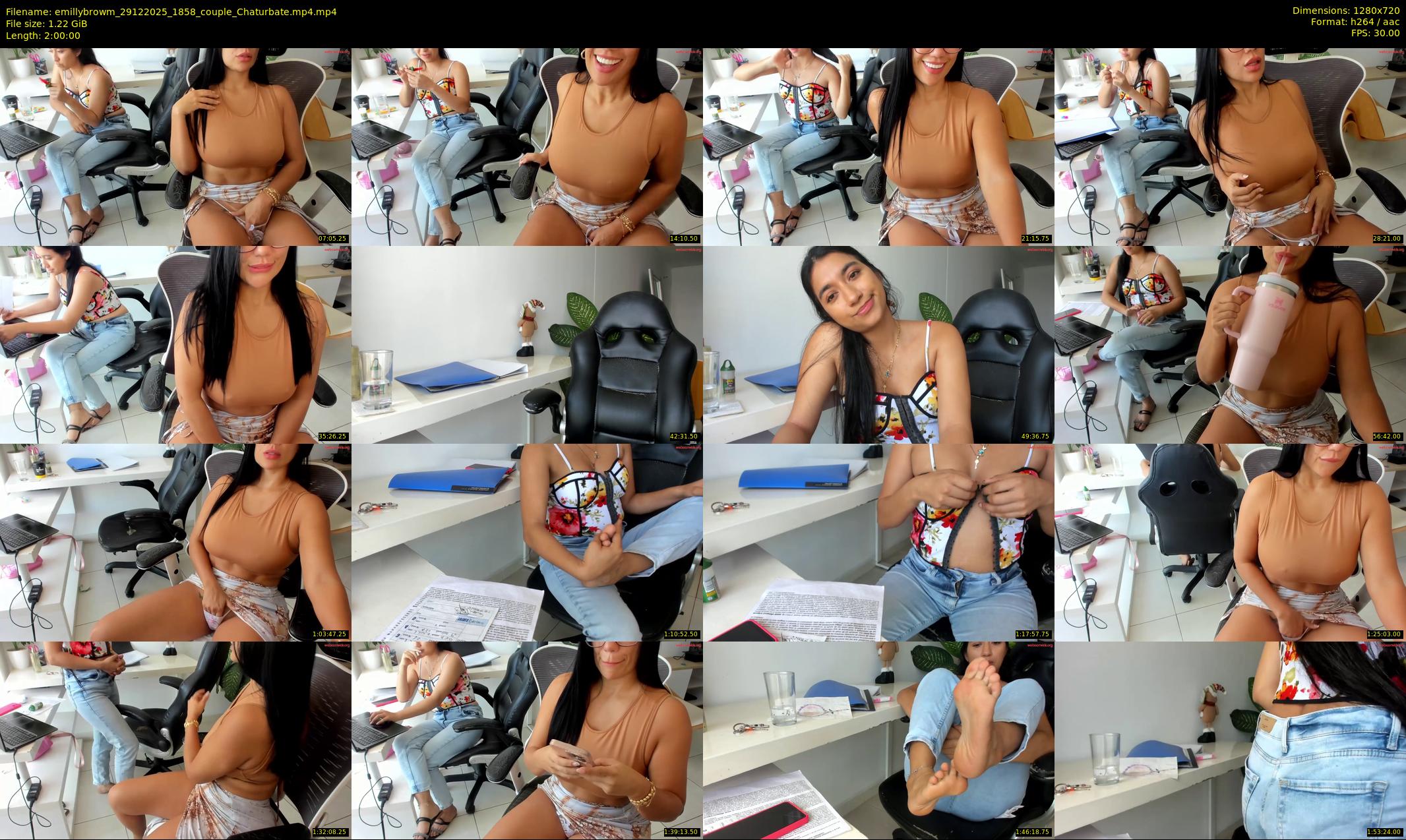 emillybrowm — 120 minute Chaturbate couple cam show recording, 720p, Dec 29, 2025