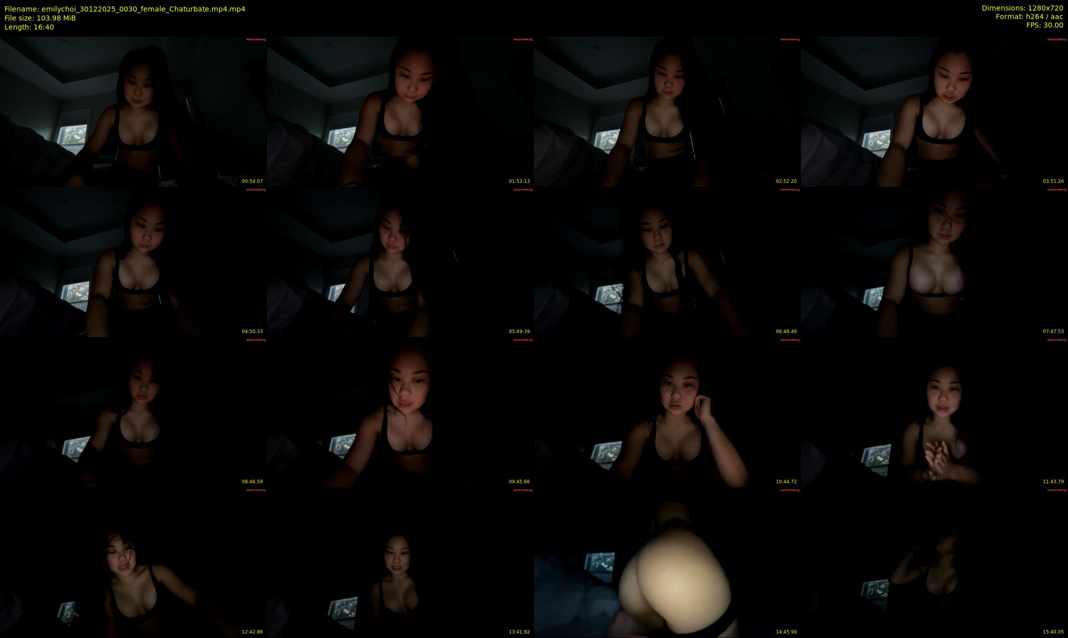 emilychoi — 17 minute Chaturbate female cam show recording, 720p, Dec 30, 2025