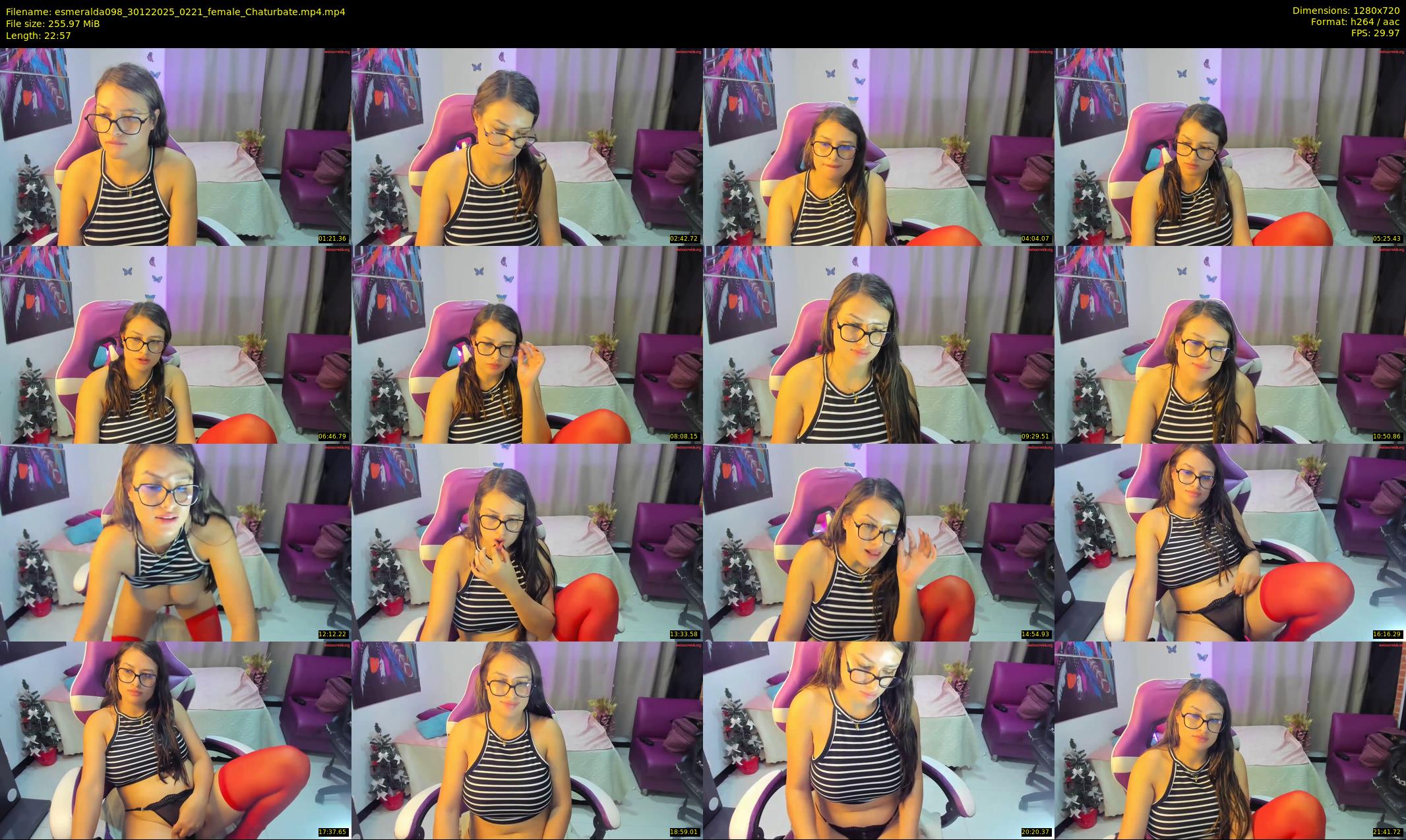 esmeralda098 — 23 minute Chaturbate female cam show recording, 720p, Dec 30, 2025