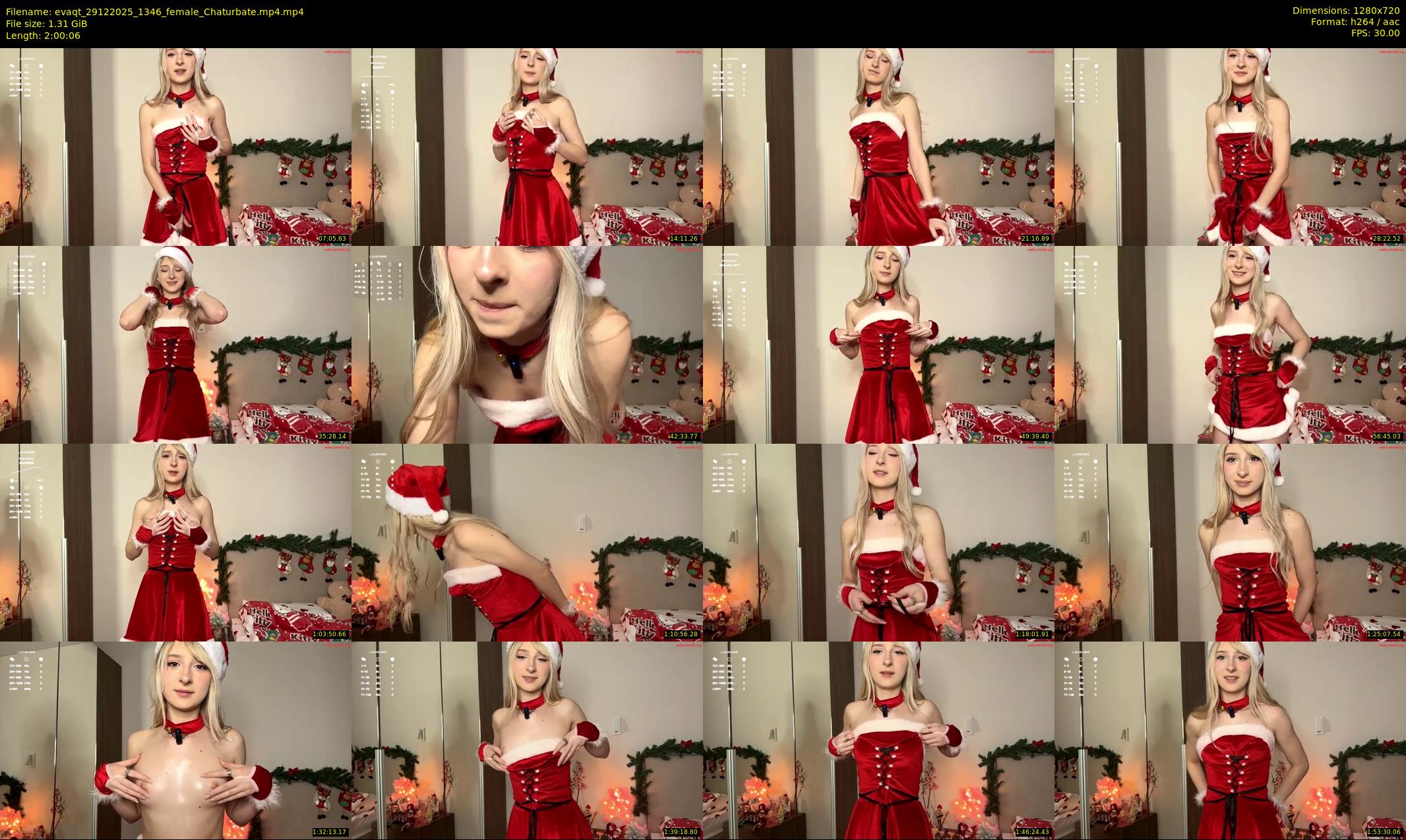 evaqt — 121 minute Chaturbate female cam show recording, 720p, Dec 29, 2025