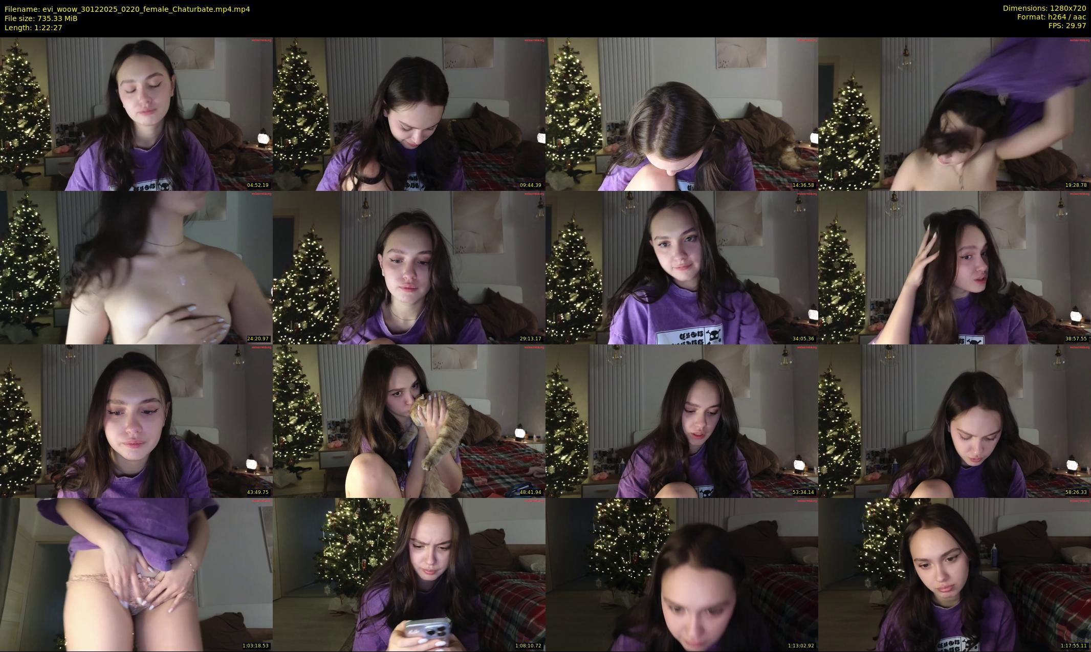 evi_woow — 83 minute Chaturbate female cam show recording, 720p, Dec 30, 2025