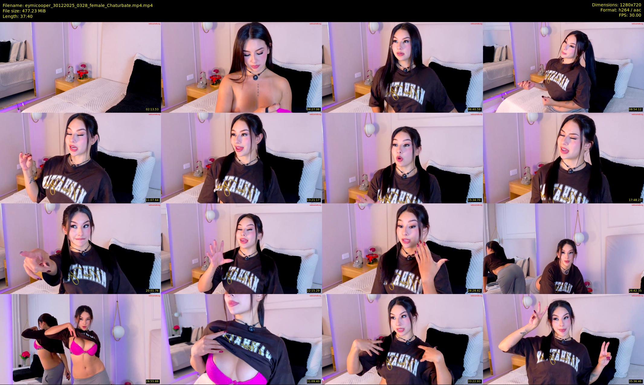 eymicooper — 38 minute Chaturbate female cam show recording, 720p, Dec 30, 2025