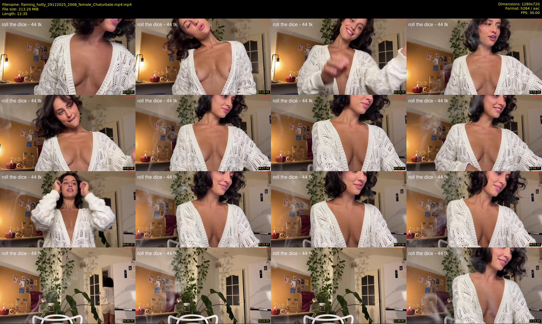flaming_hotty — 13 minute Chaturbate female cam show recording, 720p, Dec 29, 2025