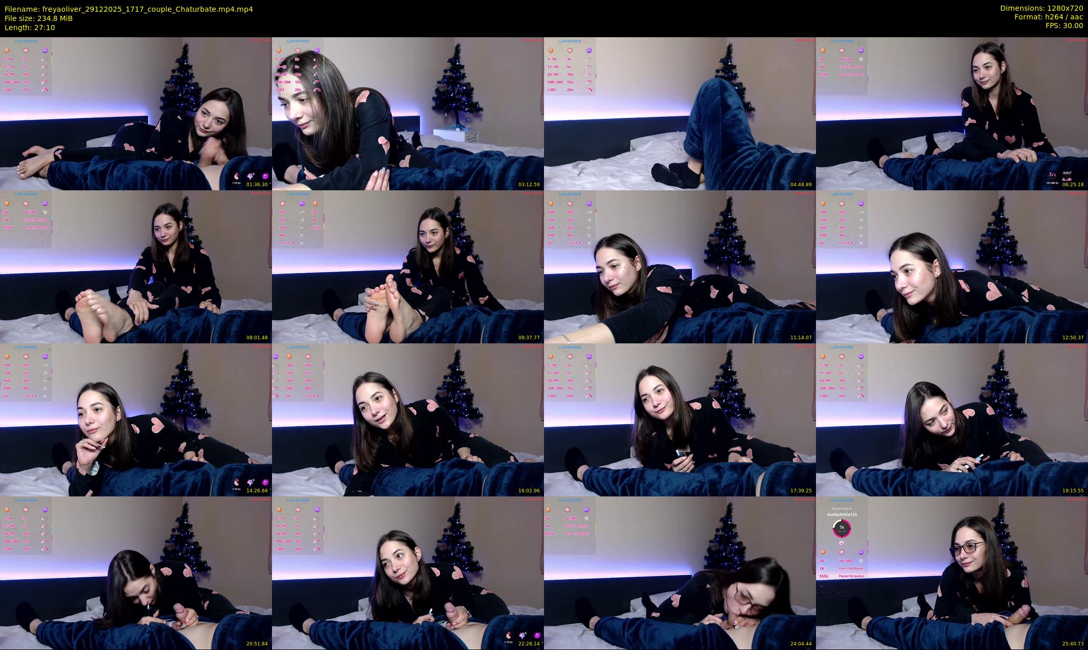 freyaoliver — 28 minute Chaturbate couple cam show recording, 720p, Dec 29, 2025