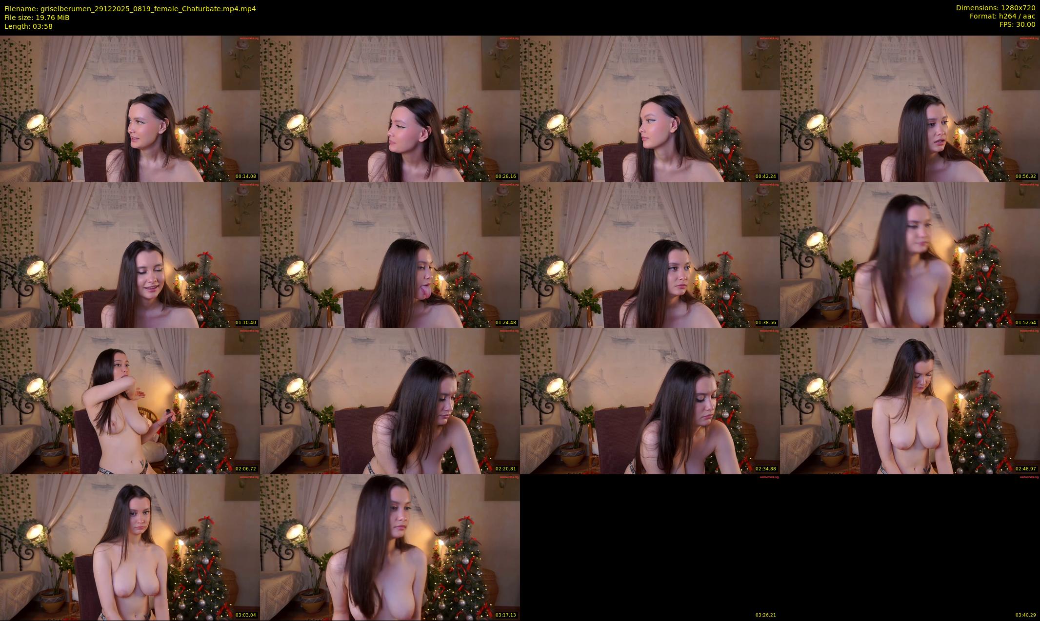 griselberumen — 4 minute Chaturbate female cam show recording, 720p, Dec 29, 2025
