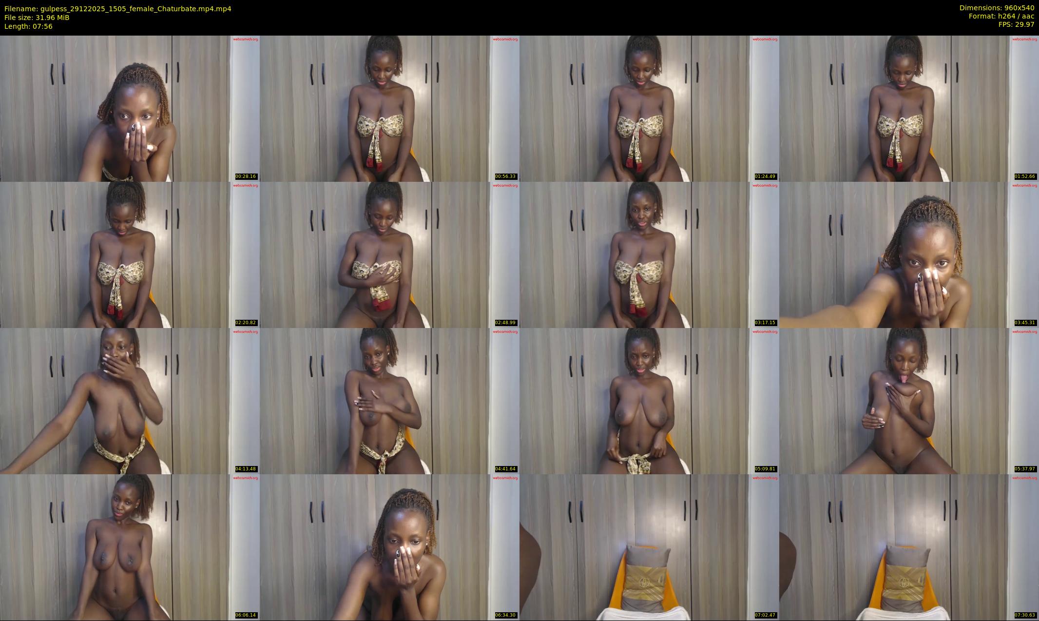 gulpess — 8 minute Chaturbate female cam show recording, 480p, Dec 29, 2025