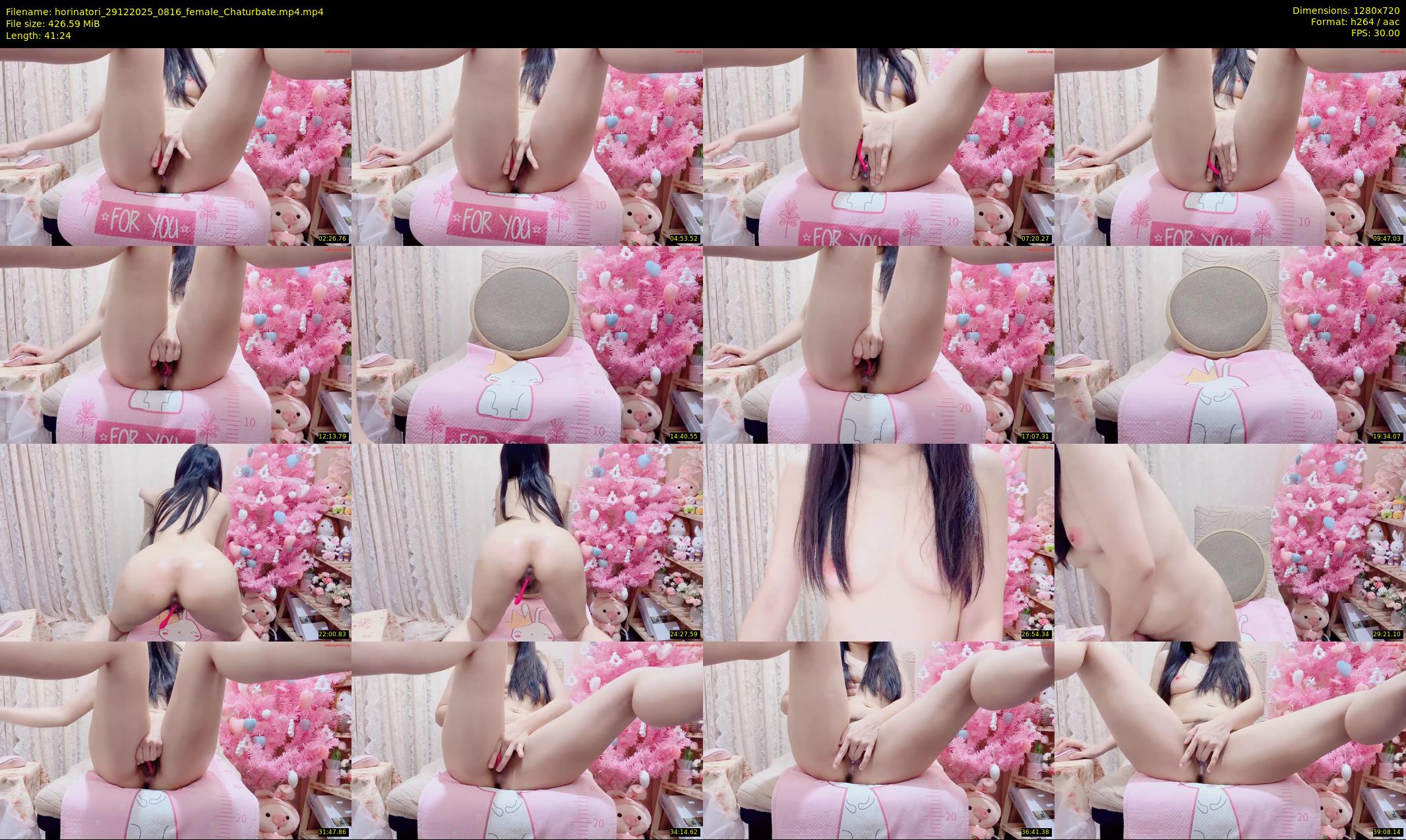 horinatori — 42 minute Chaturbate female cam show recording, 720p, Dec 29, 2025