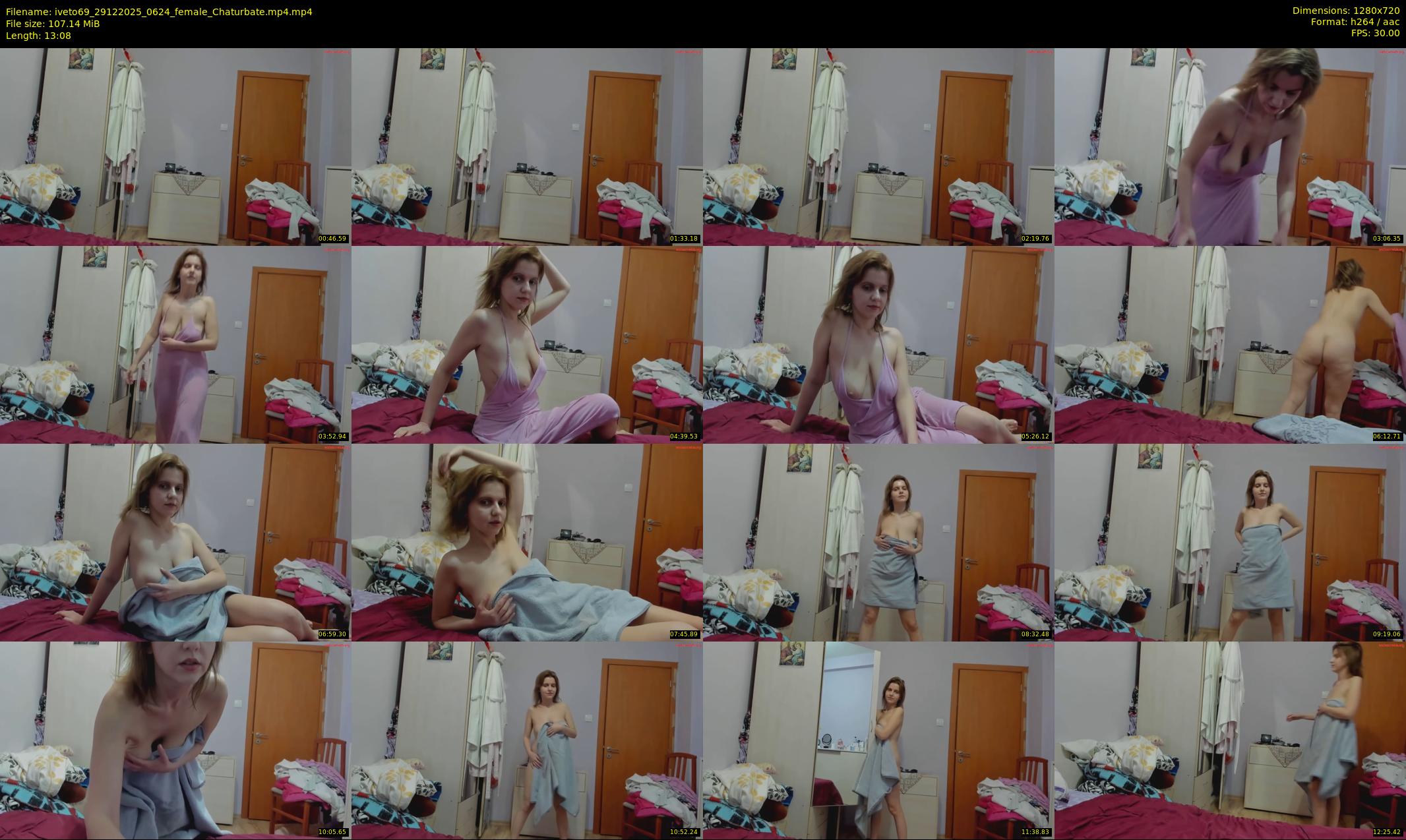 iveto69 — 14 minute Chaturbate female cam show recording, 720p, Dec 29, 2025