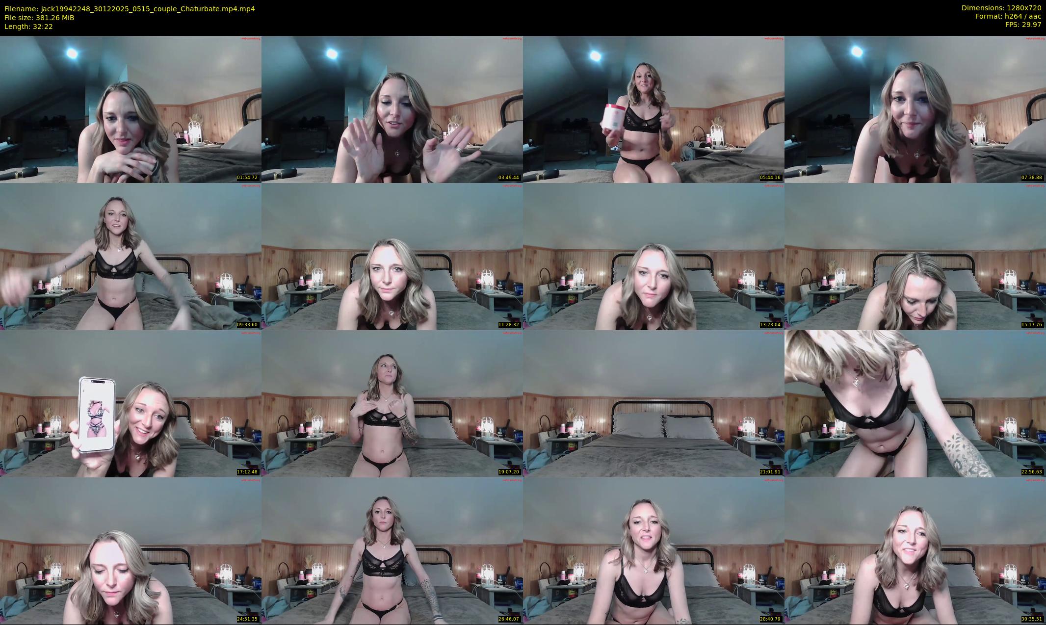 jack19942248 — 33 minute Chaturbate couple cam show recording, 720p, Dec 30, 2025