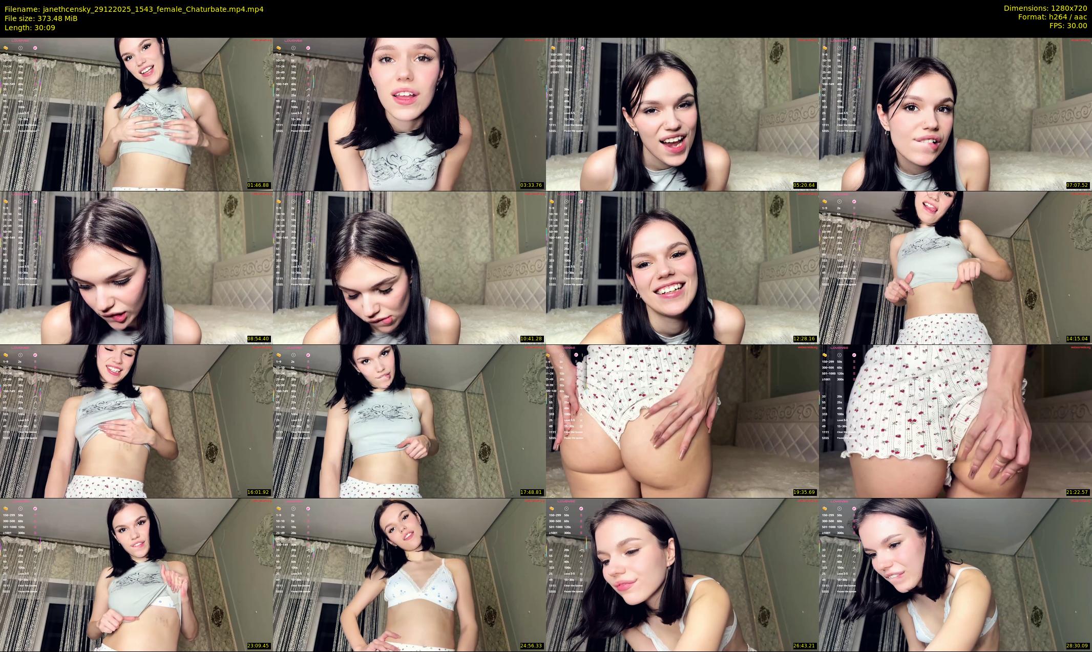 janethcensky — 31 minute Chaturbate female cam show recording, 720p, Dec 29, 2025