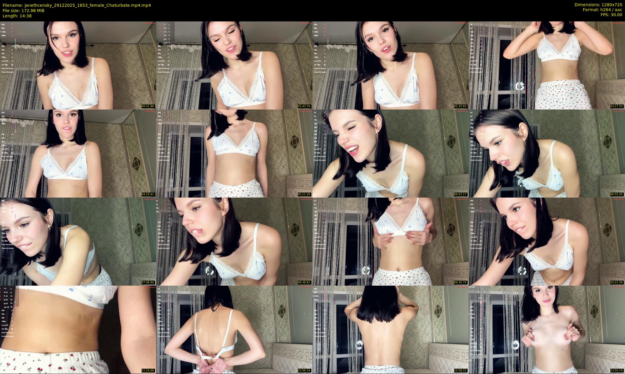 janethcensky — 15 minute Chaturbate female cam show recording, 720p, Dec 29, 2025