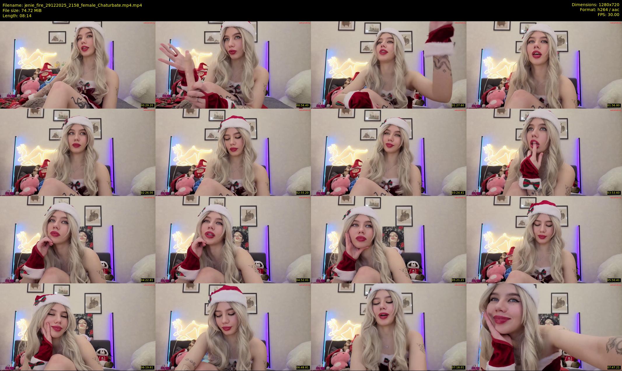 jenie_fire — 9 minute Chaturbate female cam show recording, 720p, Dec 29, 2025