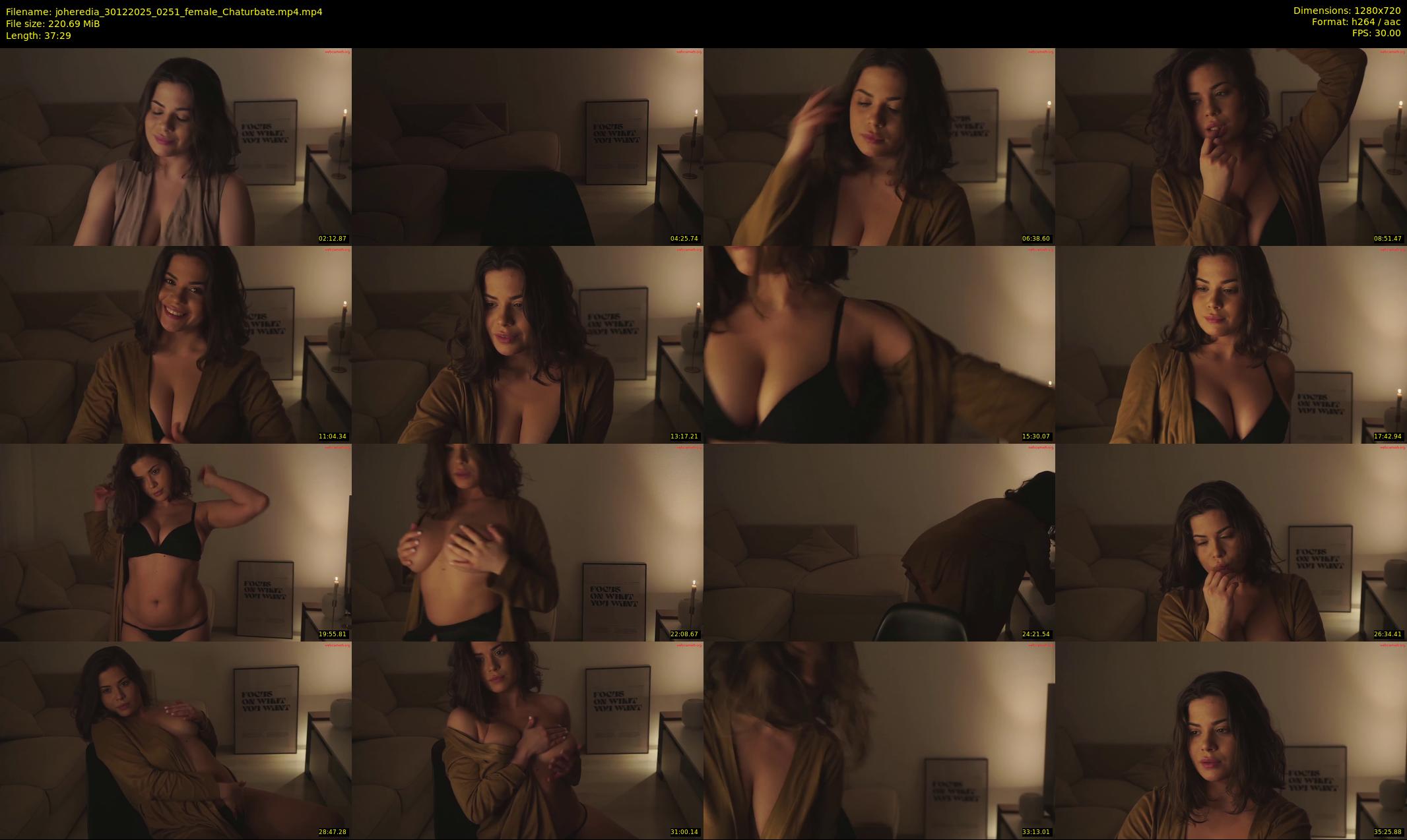 joheredia — 38 minute Chaturbate female cam show recording, 720p, Dec 30, 2025