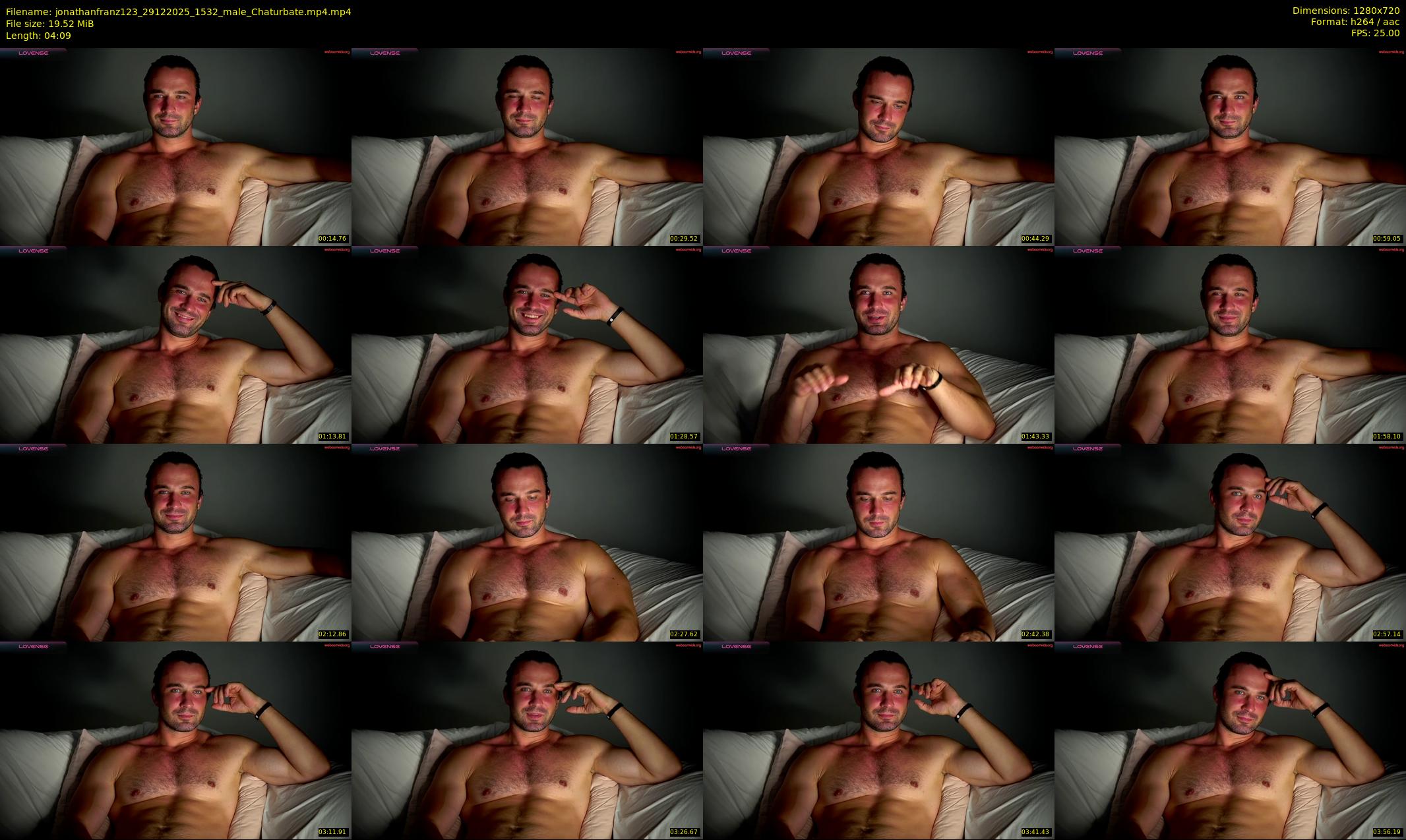 jonathanfranz123 — 5 minute Chaturbate male cam show recording, 720p, Dec 29, 2025