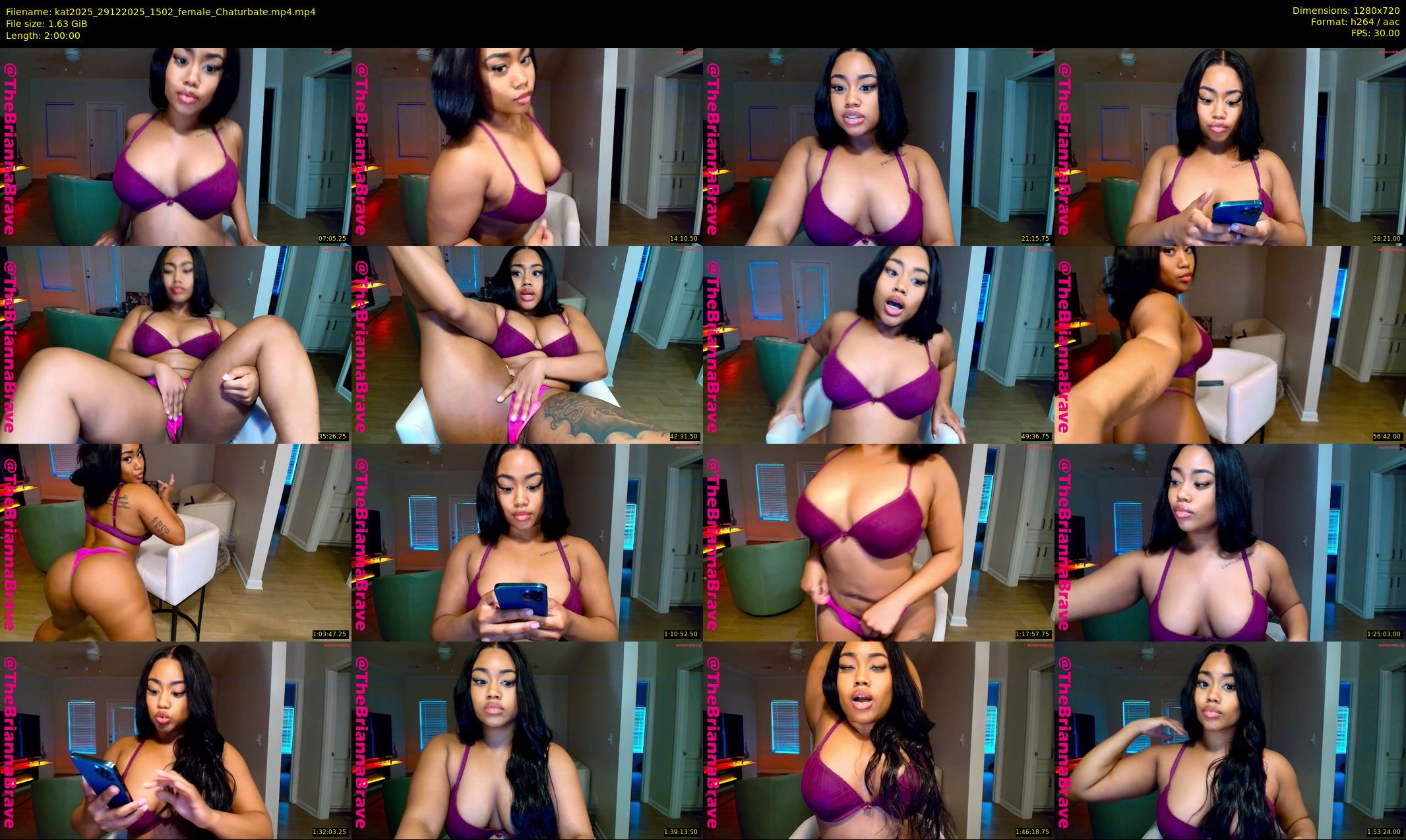 kat2025 — 120 minute Chaturbate female cam show recording, 720p, Dec 29, 2025