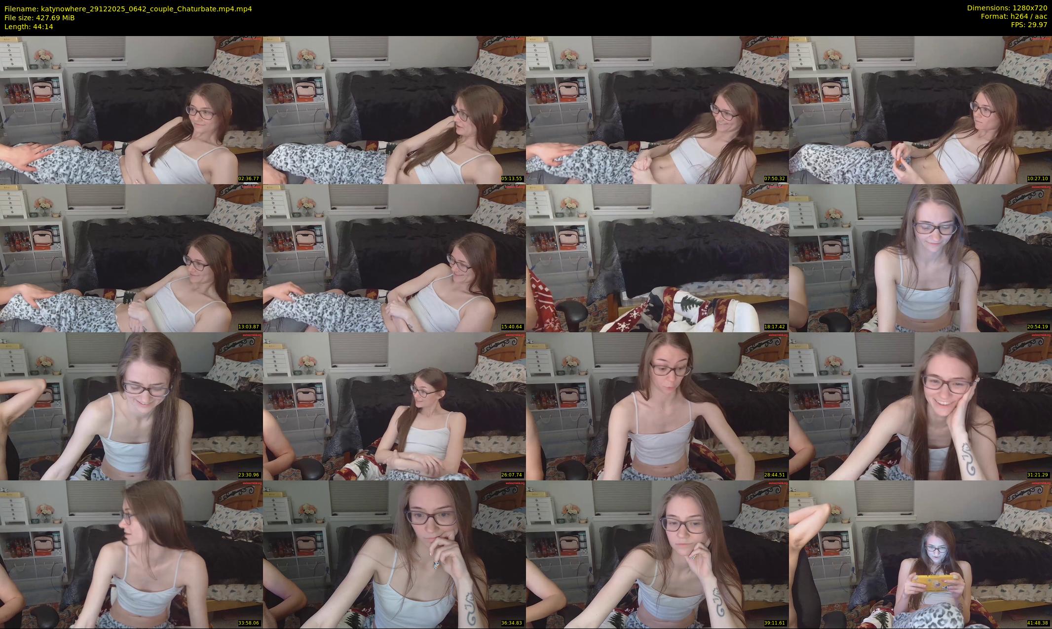 katynowhere — 45 minute Chaturbate female cam show recording, 720p, Dec 29, 2025