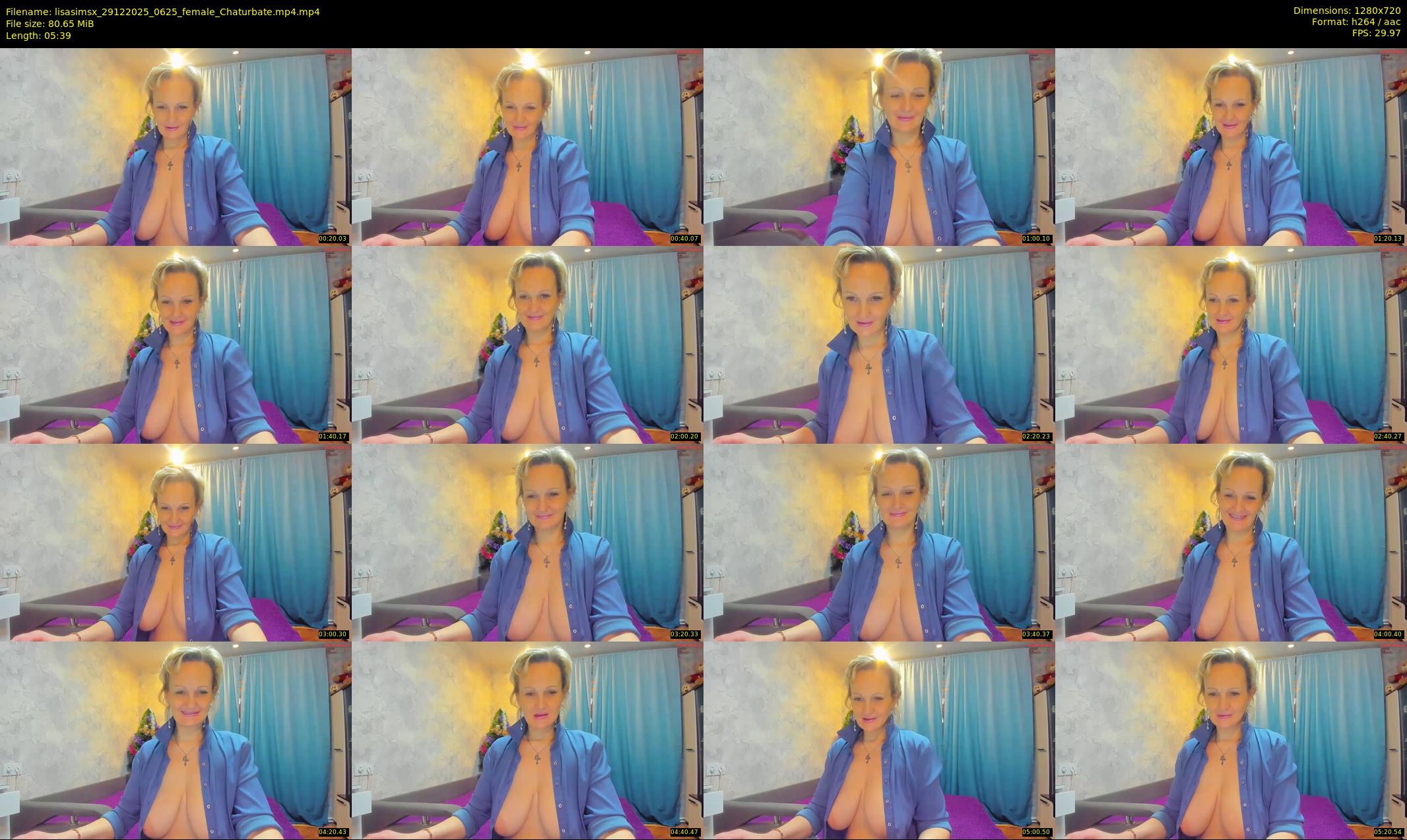 lisasimsx — 6 minute Chaturbate female cam show recording, 720p, Dec 29, 2025