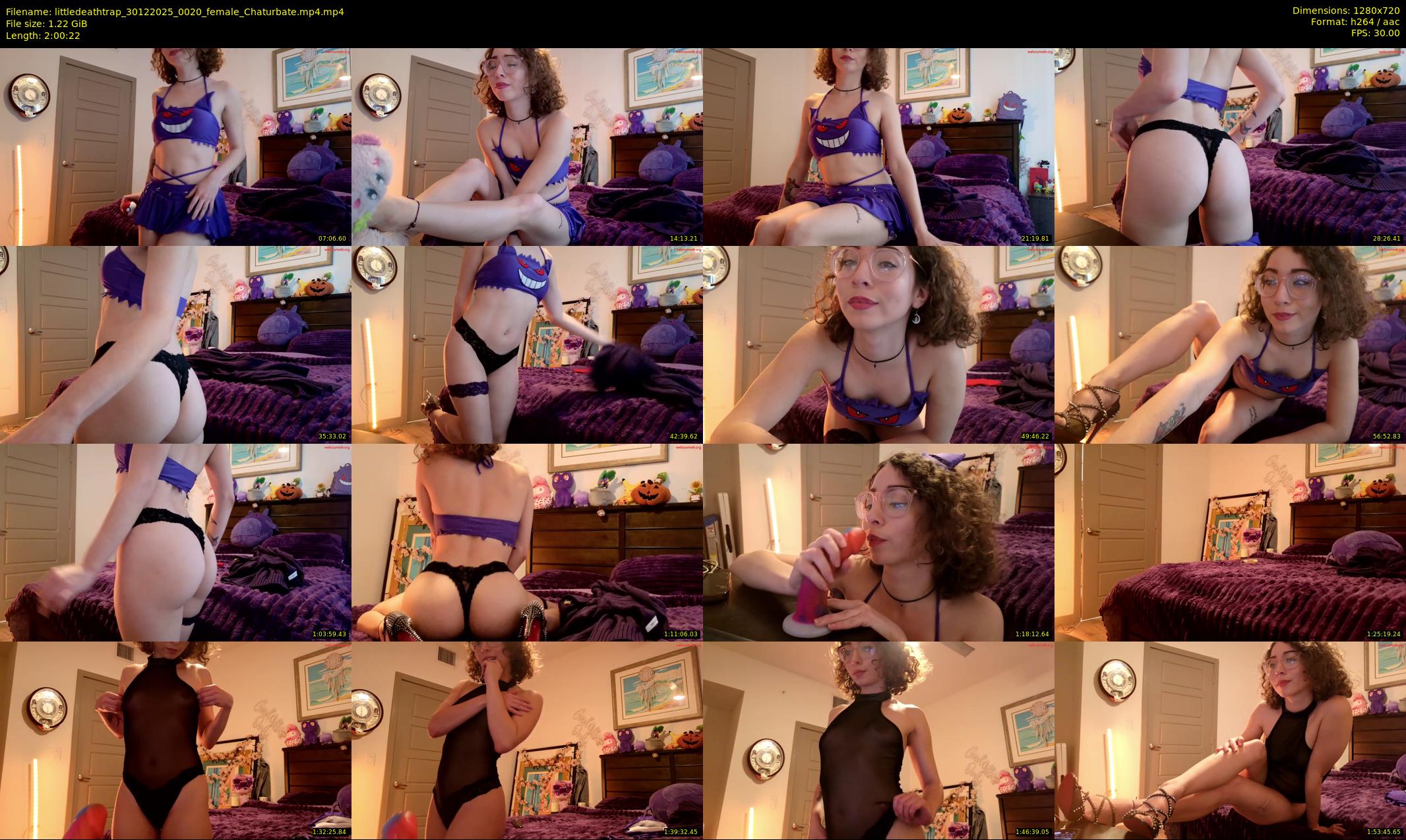littledeathtrap — 121 minute Chaturbate female cam show recording, 720p, Dec 30, 2025