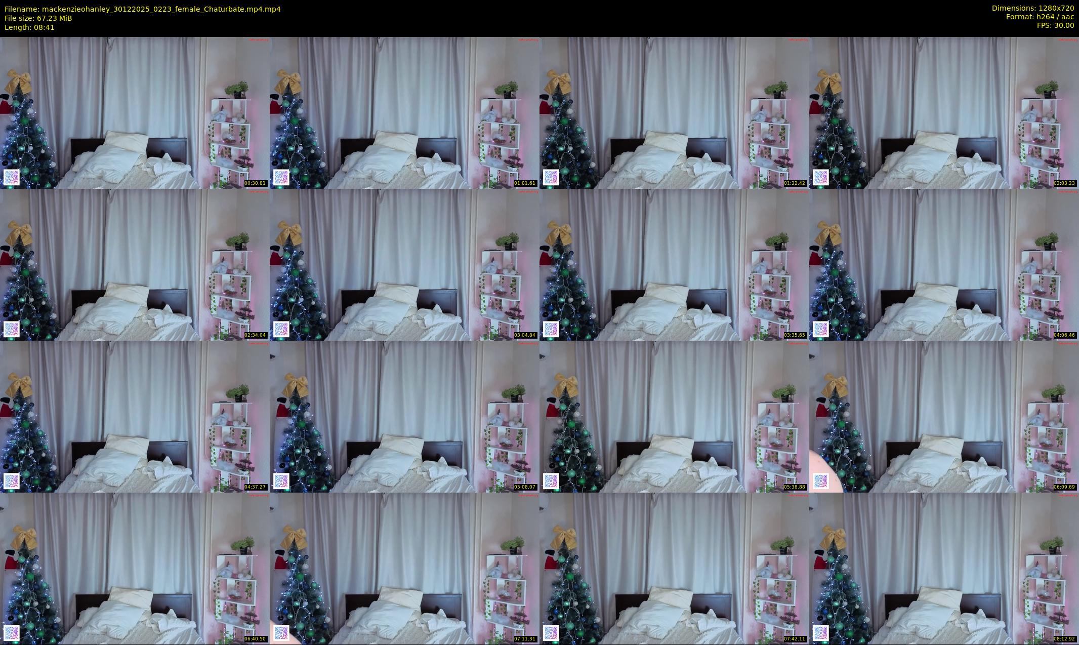 mackenzieohanley — 9 minute Chaturbate female cam show recording, 720p, Dec 30, 2025