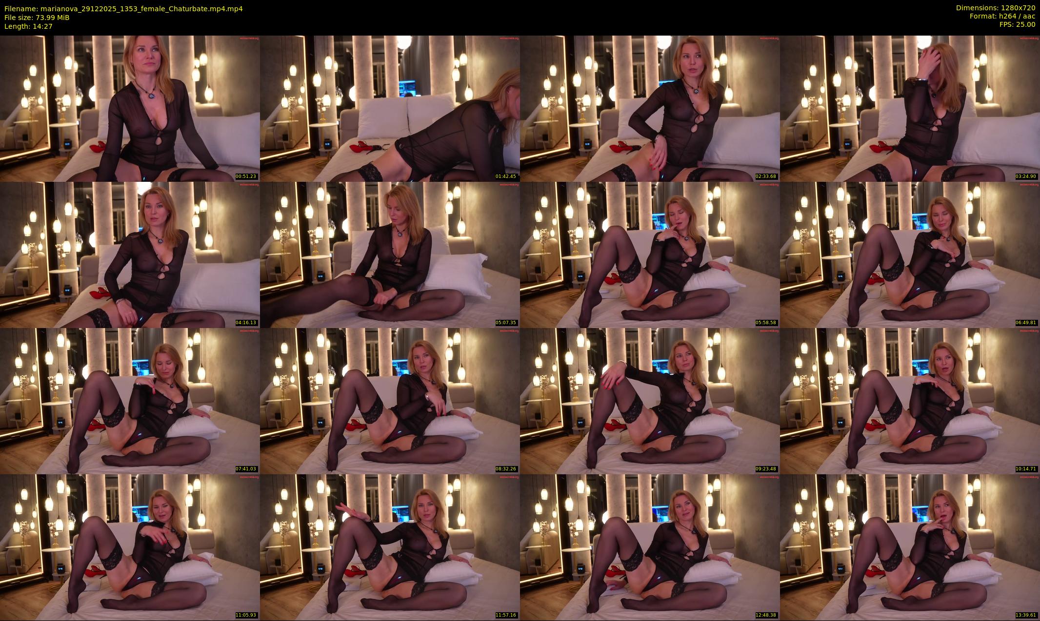 marianova — 15 minute Chaturbate female cam show recording, 720p, Dec 29, 2025