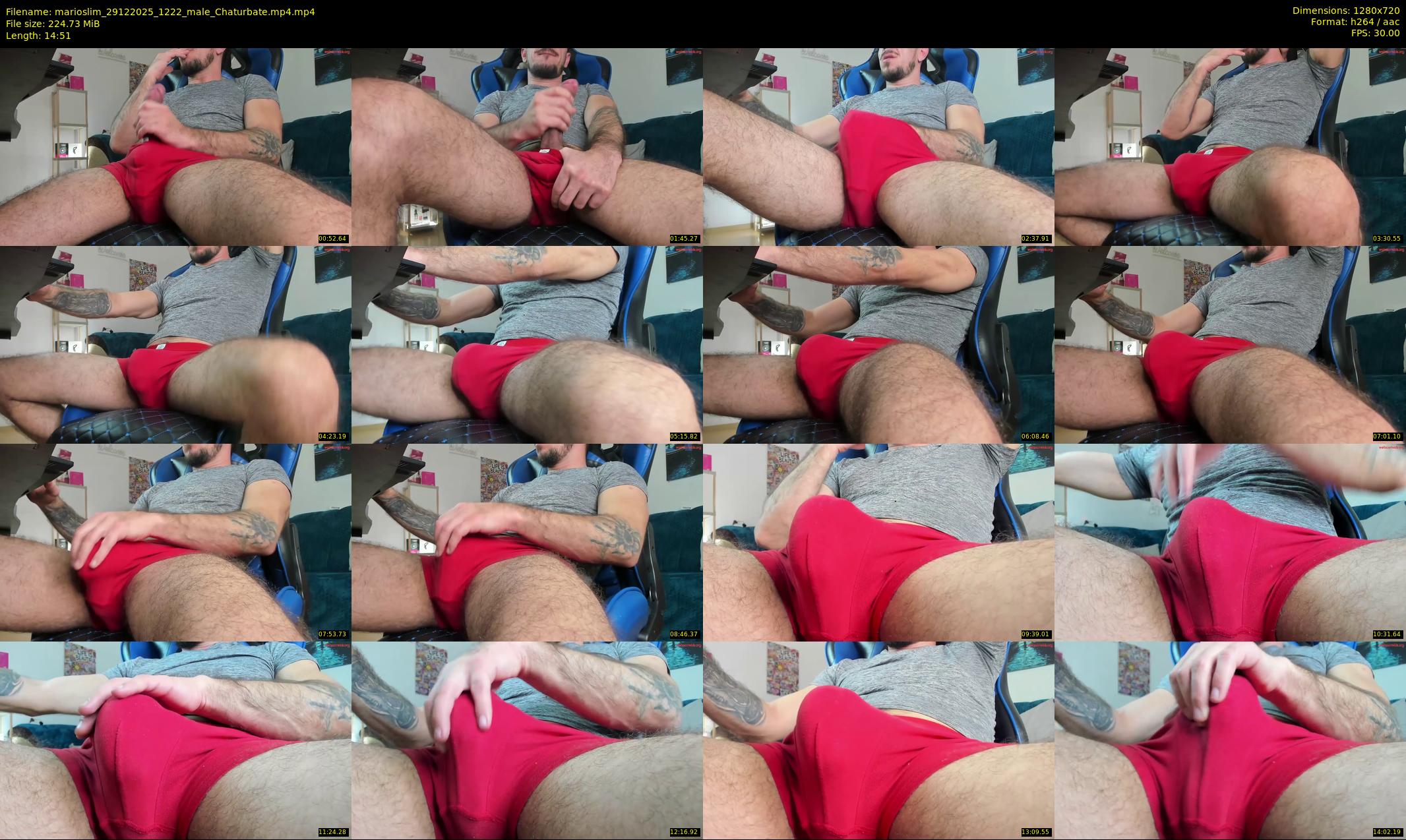 marioslim — 15 minute Chaturbate male cam show recording, 720p, Dec 29, 2025