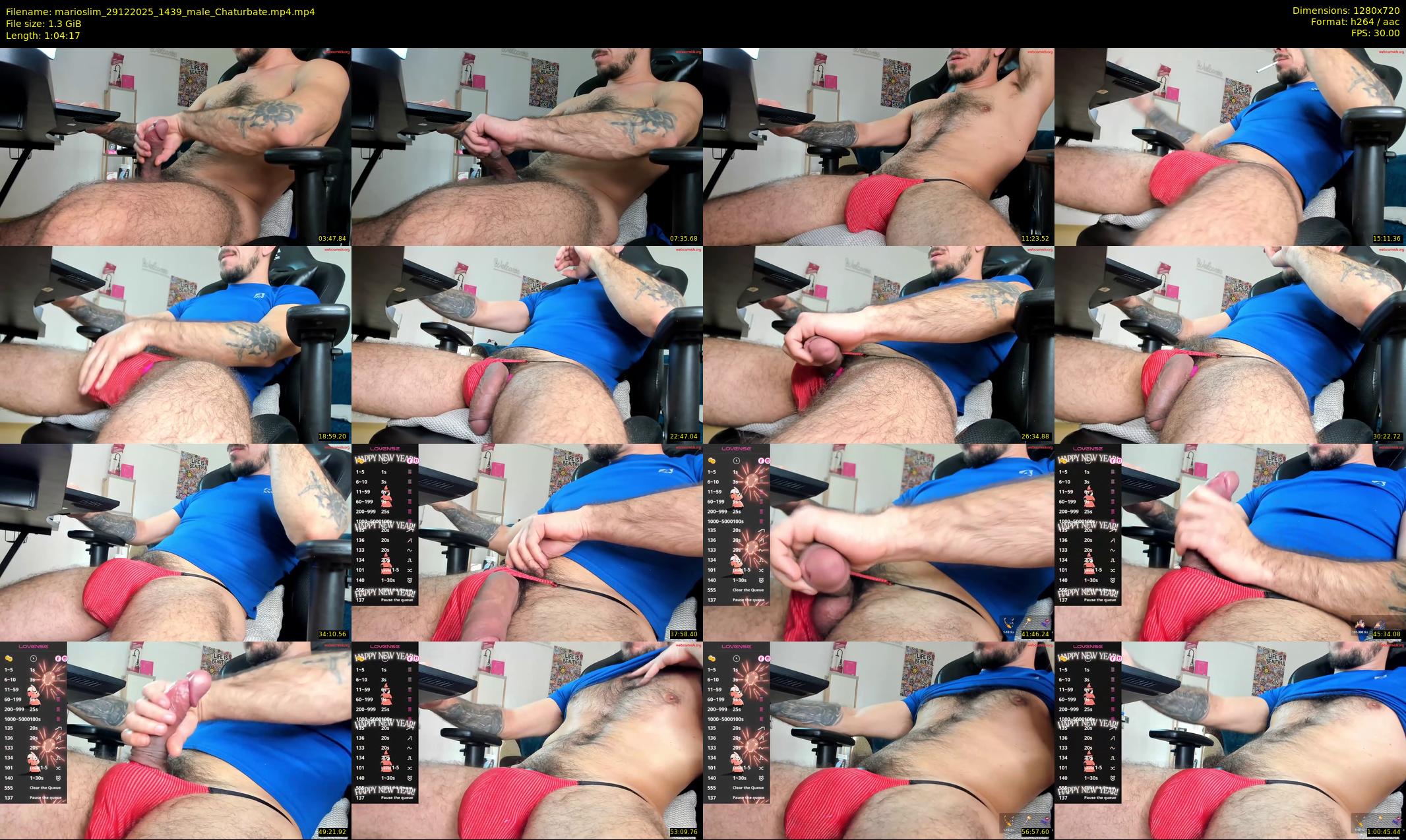 marioslim — 65 minute Chaturbate male cam show recording, 720p, Dec 29, 2025