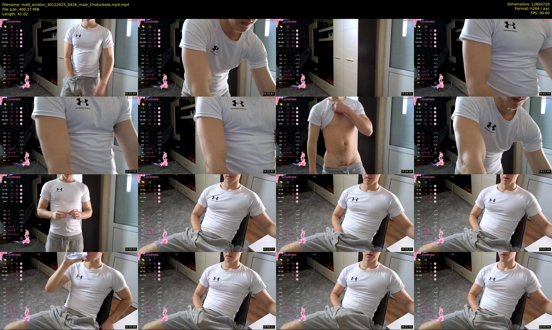 matt_aniston — 42 minute Chaturbate male cam show recording, 720p, Dec 30, 2025