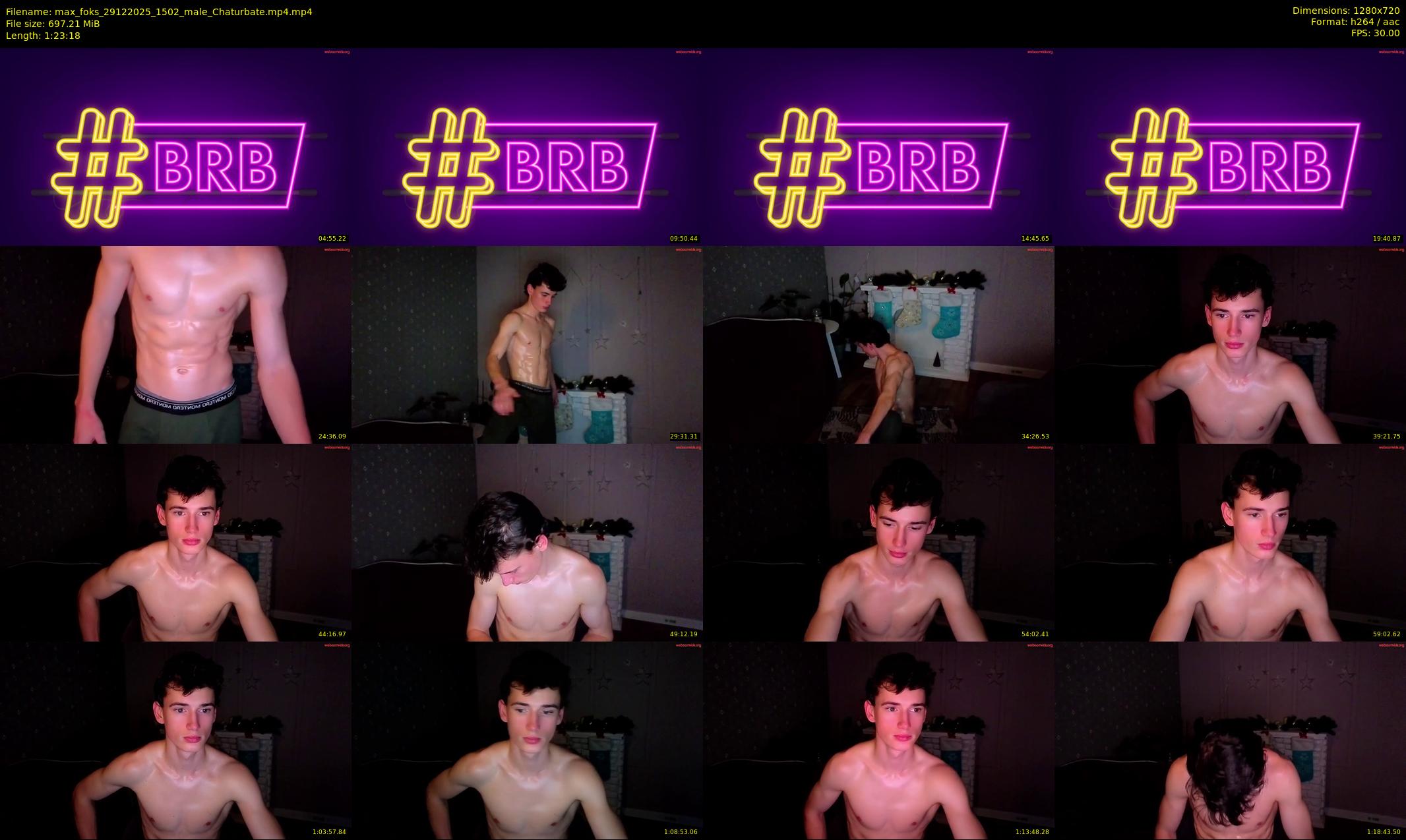 max_foks — 84 minute Chaturbate male cam show recording, 720p, Dec 29, 2025