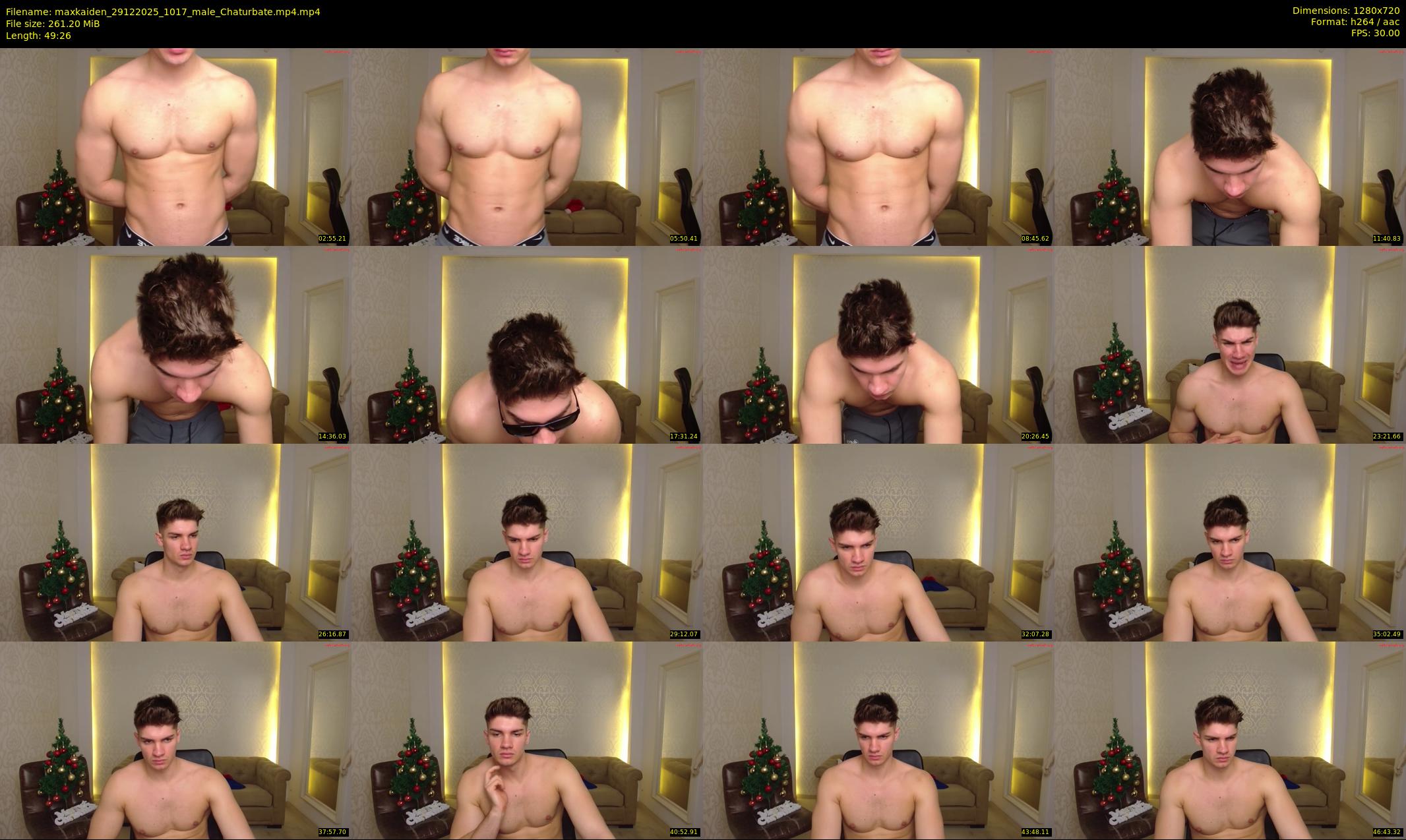 maxkaiden — 50 minute Chaturbate male cam show recording, 720p, Dec 29, 2025