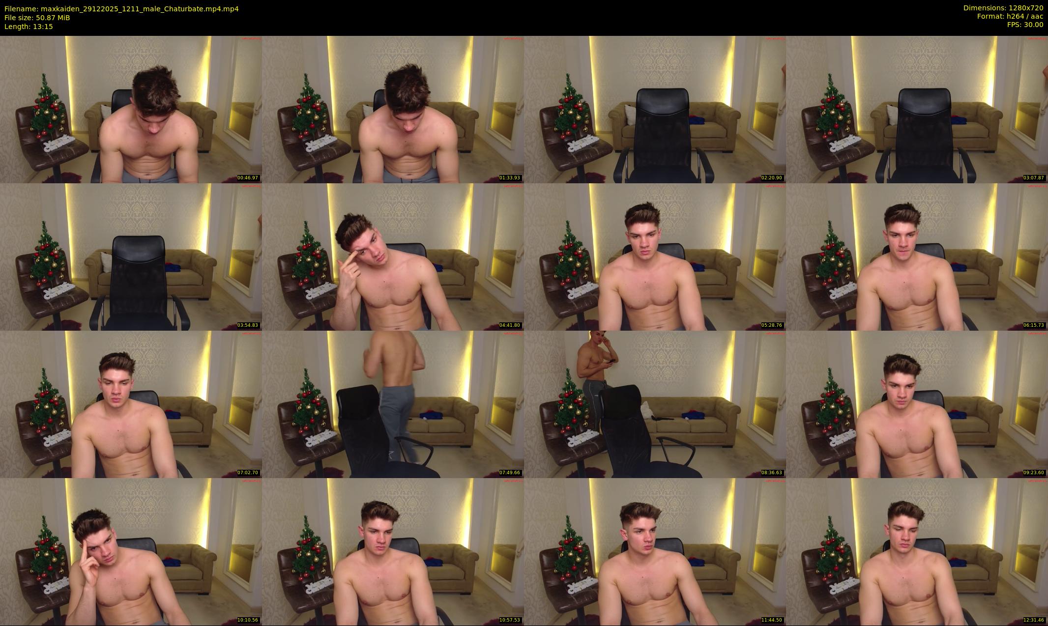 maxkaiden — 14 minute Chaturbate male cam show recording, 720p, Dec 29, 2025
