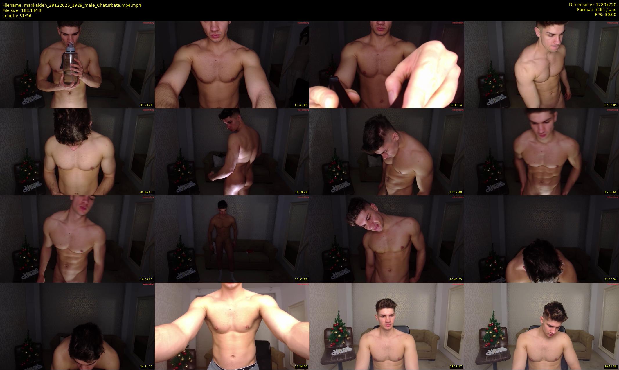 maxkaiden — 32 minute Chaturbate male cam show recording, 720p, Dec 29, 2025