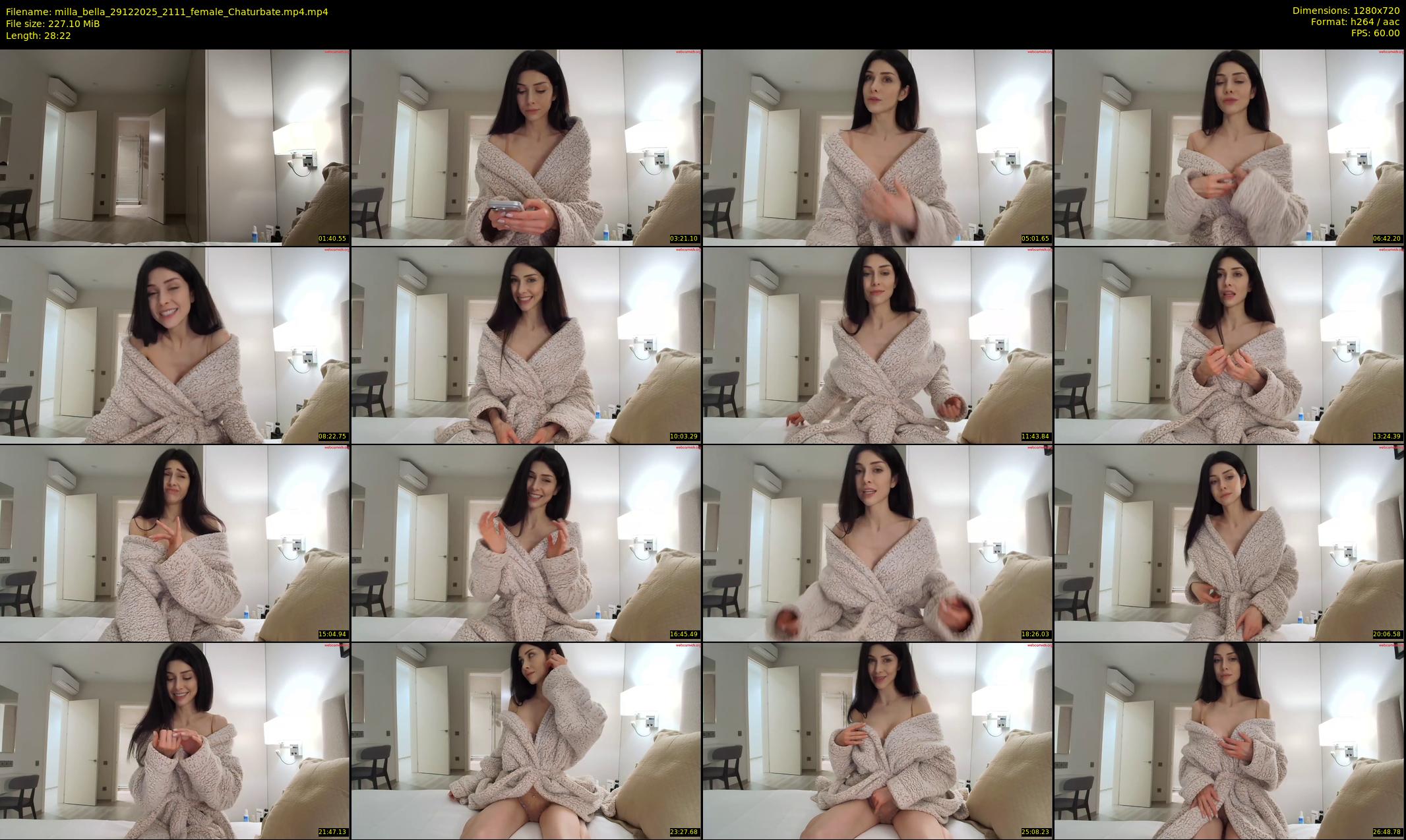 milla_bella — 29 minute Chaturbate female cam show recording, 720p, Dec 29, 2025