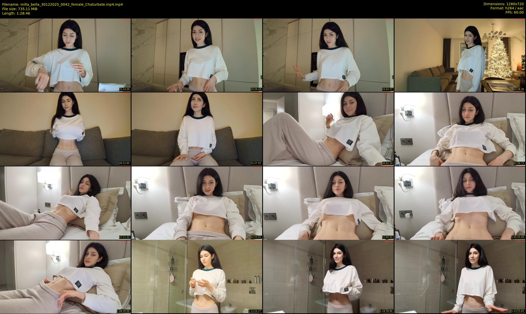 milla_bella — 89 minute Chaturbate female cam show recording, 720p, Dec 30, 2025