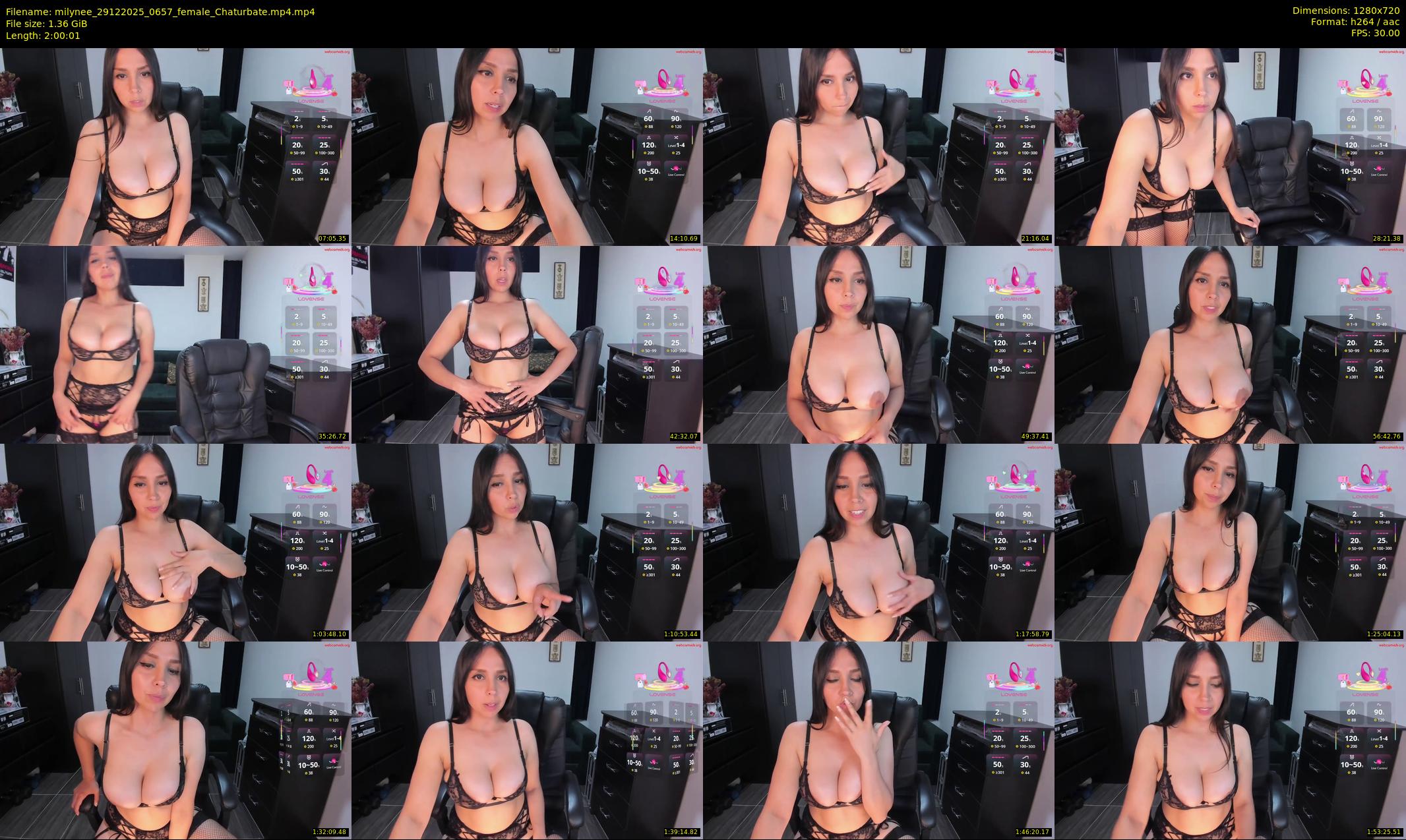 milynee — 121 minute Chaturbate female cam show recording, 720p, Dec 29, 2025