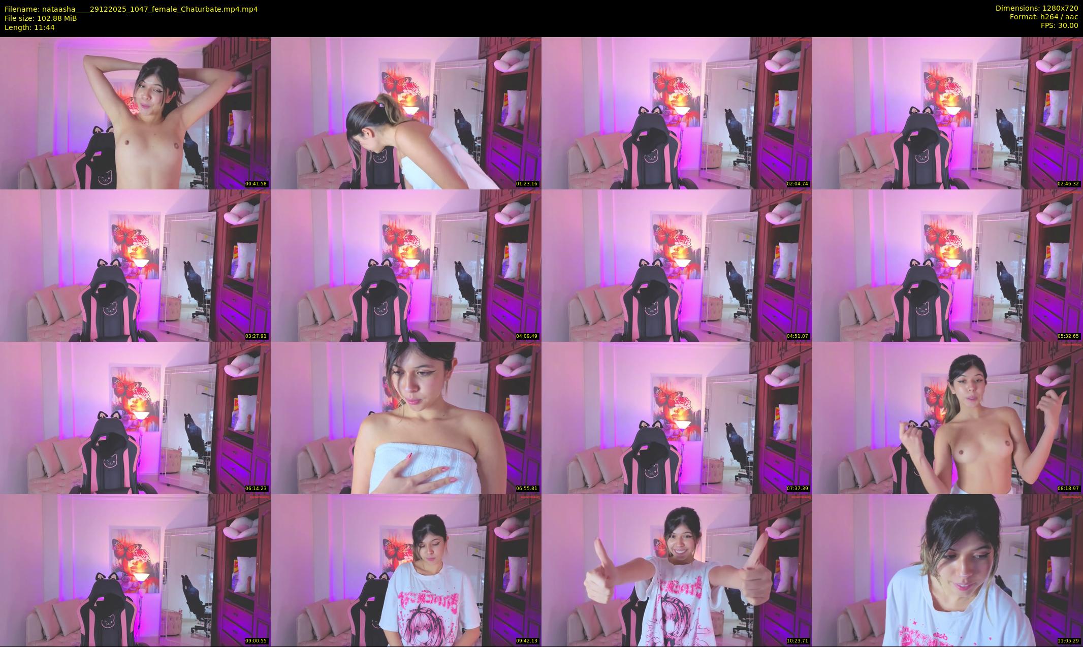 nataasha___ — 12 minute Chaturbate female cam show recording, 720p, Dec 29, 2025