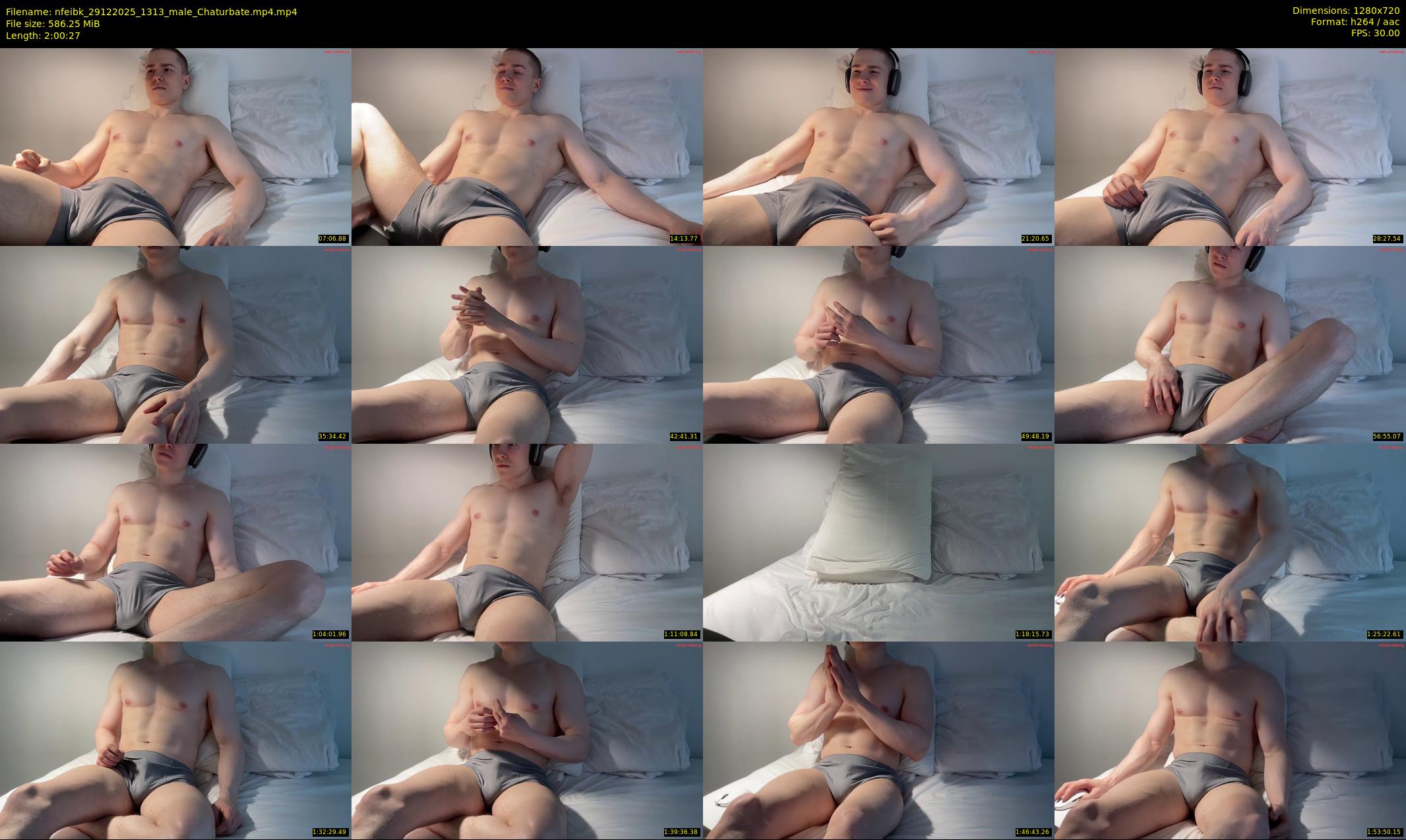 nfeibk — 121 minute Chaturbate male cam show recording, 720p, Dec 29, 2025