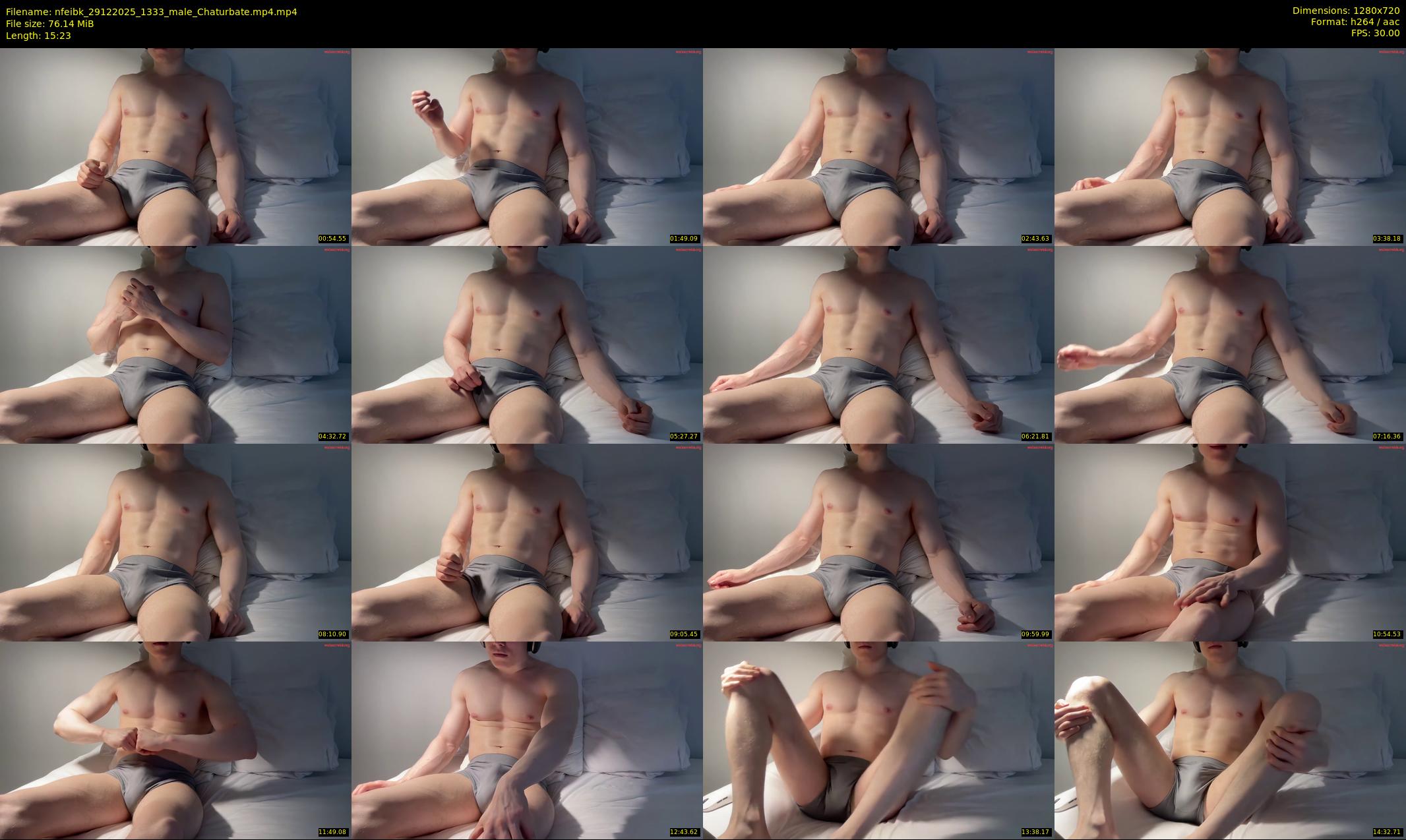 nfeibk — 16 minute Chaturbate male cam show recording, 720p, Dec 29, 2025